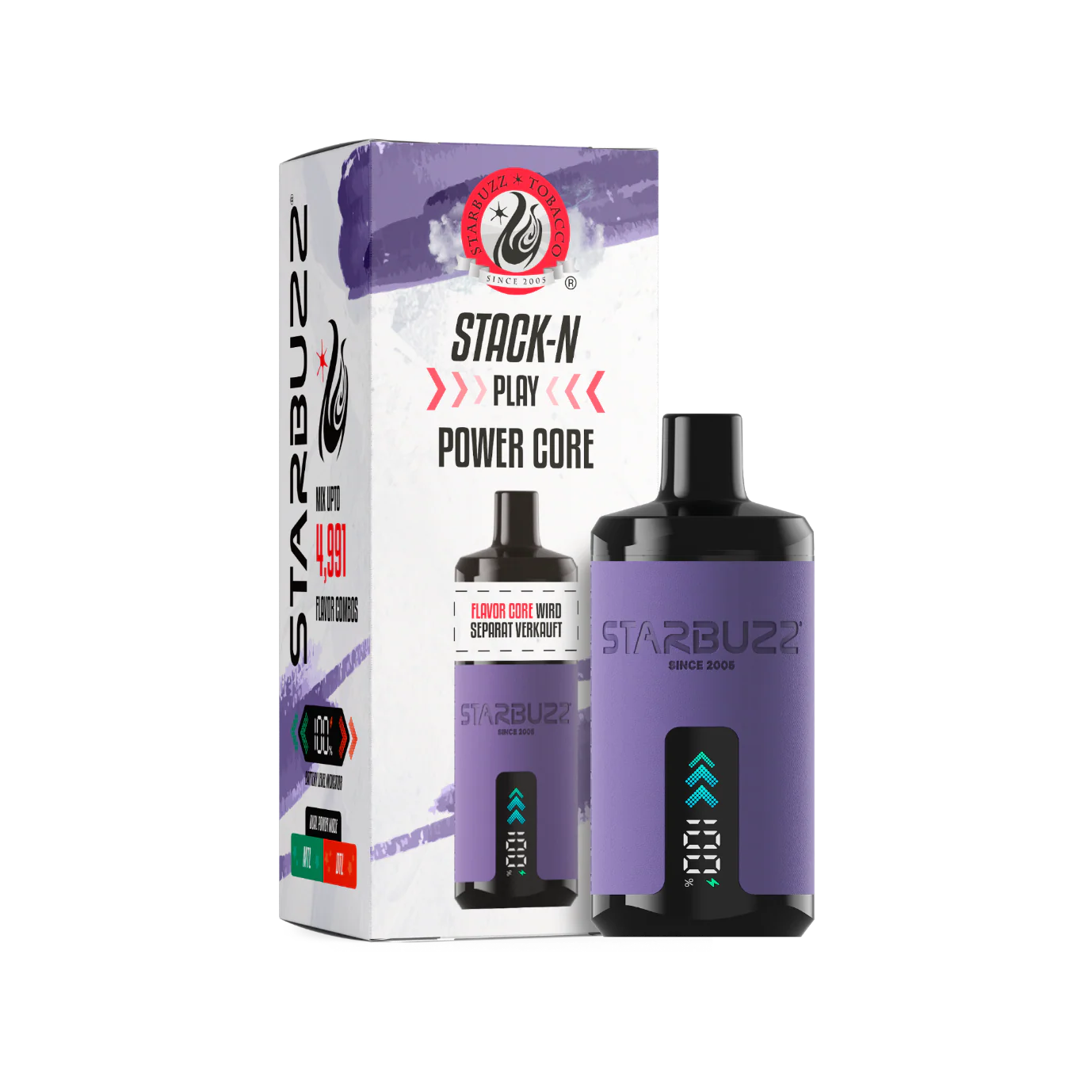 Starbuzz Stack-N Play - Akku - Purple