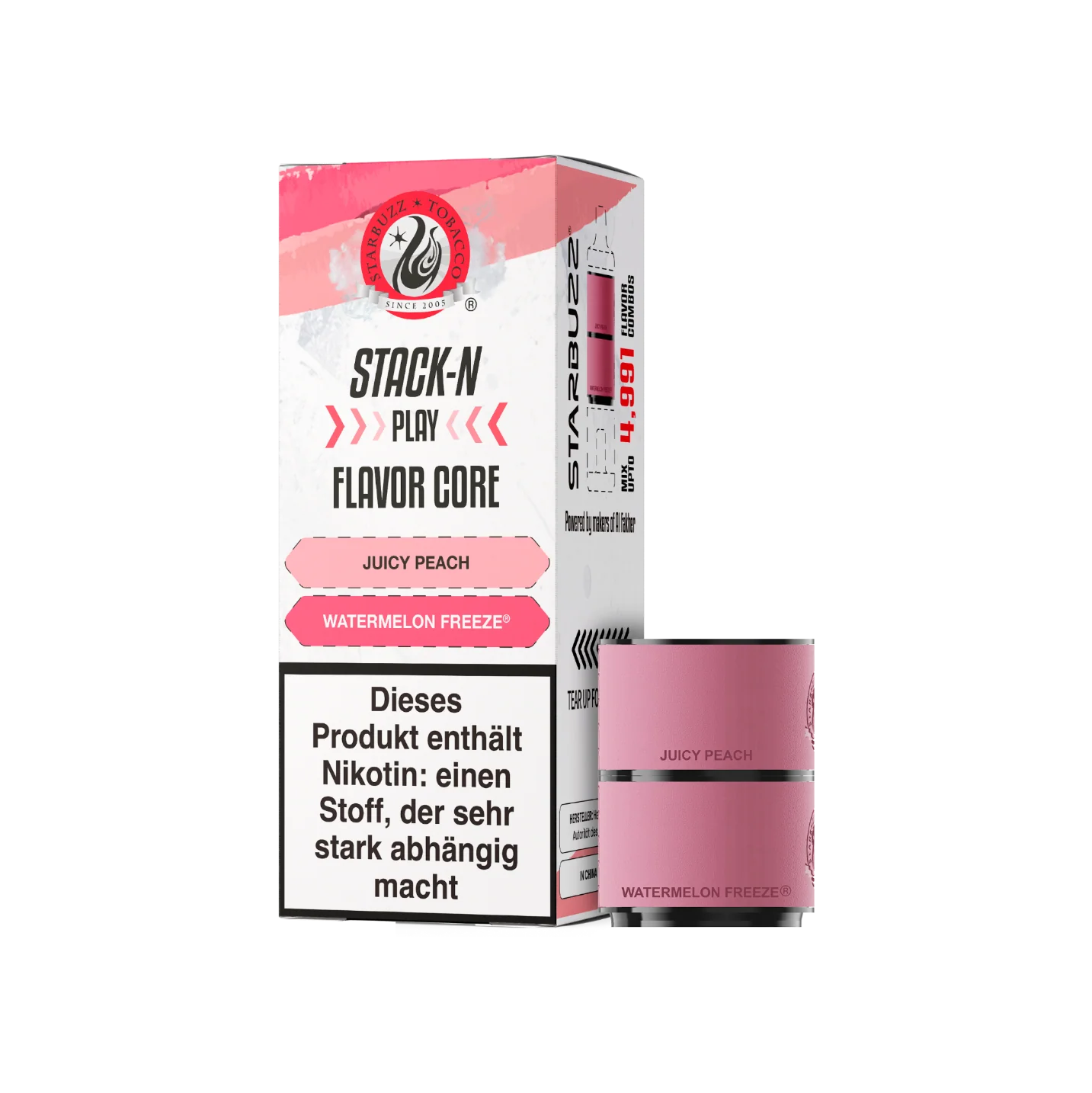 Starbuzz - Pod - Juicy Peach + Watermelon Freeze