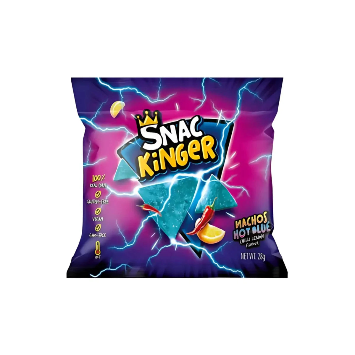 Snac Kinger - Nachos Hot Blue 28g