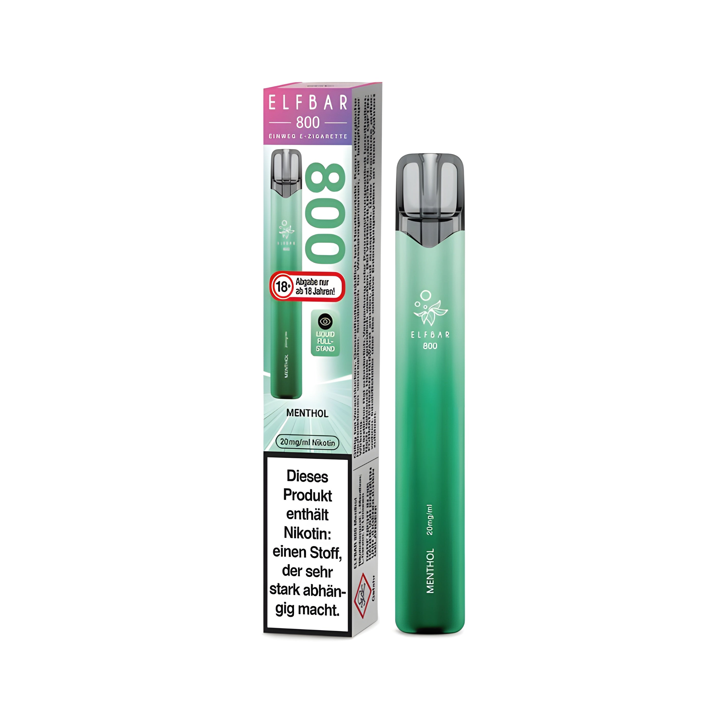 Elfbar Mit Nikotin Elfbar 800 mit 2% Nikotin - Menthol