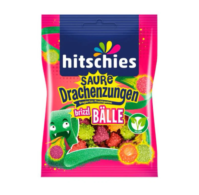 Hitschies - Saure Drachenzungen Brizzl Bälle 100g