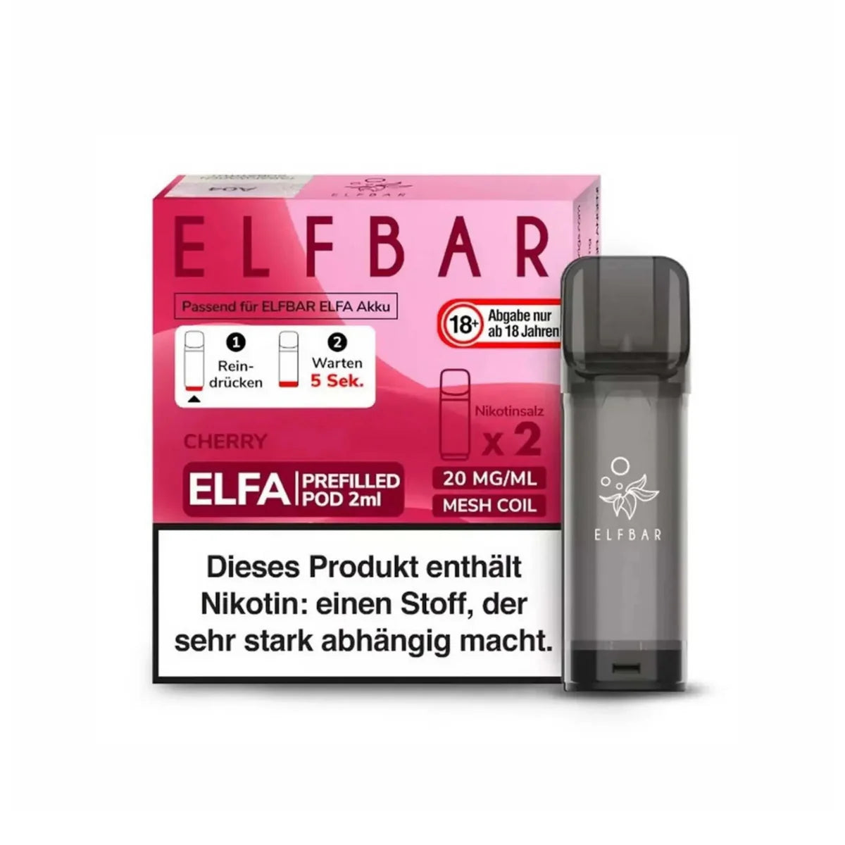 Elfa Pod mit 2% Nikotin - Cherry
