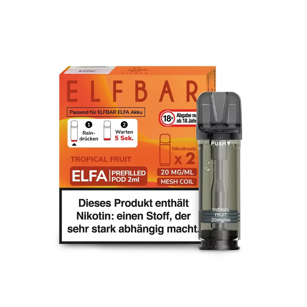 Elfa Pod mit 2% Nikotin - Tropical Fruits