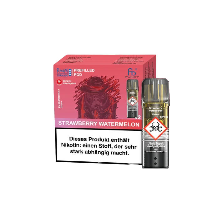 RandM Mit Nikotin RandM Tornado prefilled Pods - Strawberry Watermelons