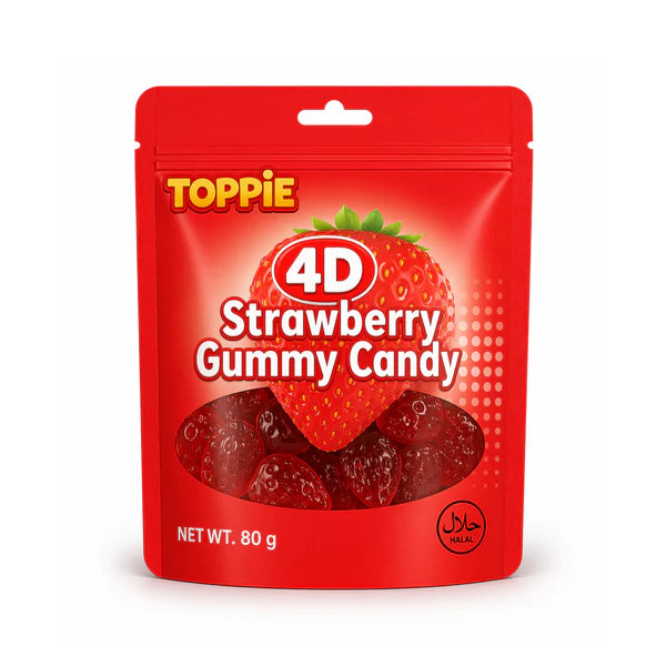 Toppie - Strawberry - Halal - 80g