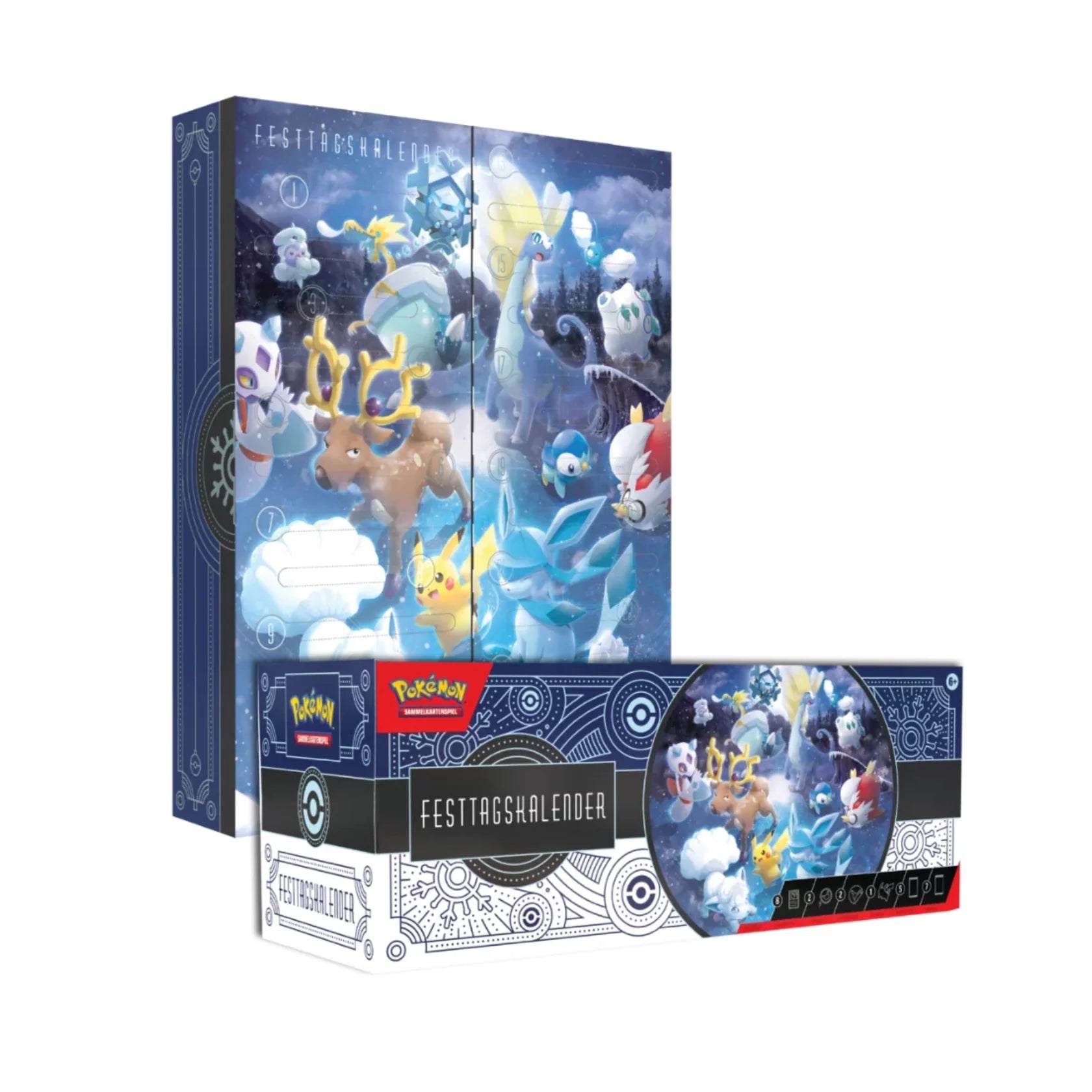 Pokémon - Festtagskalender Blau 2022