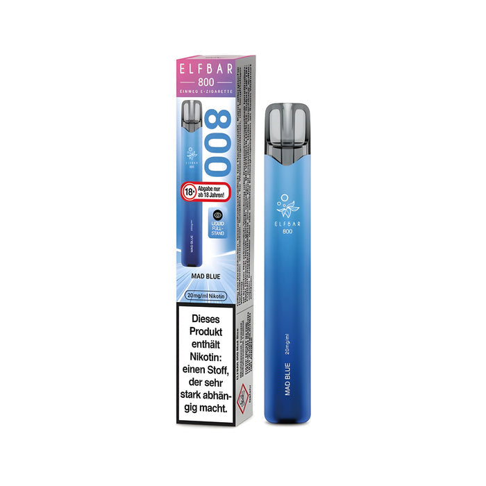 Elfbar 800 mit 2% Nikotin - MAD Blue