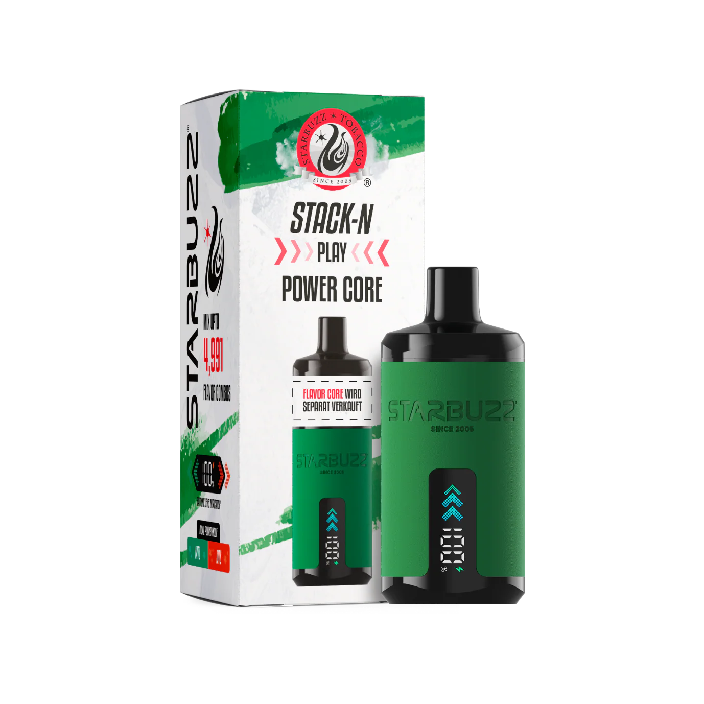 Starbuzz Stack-N Play - Akku - Green