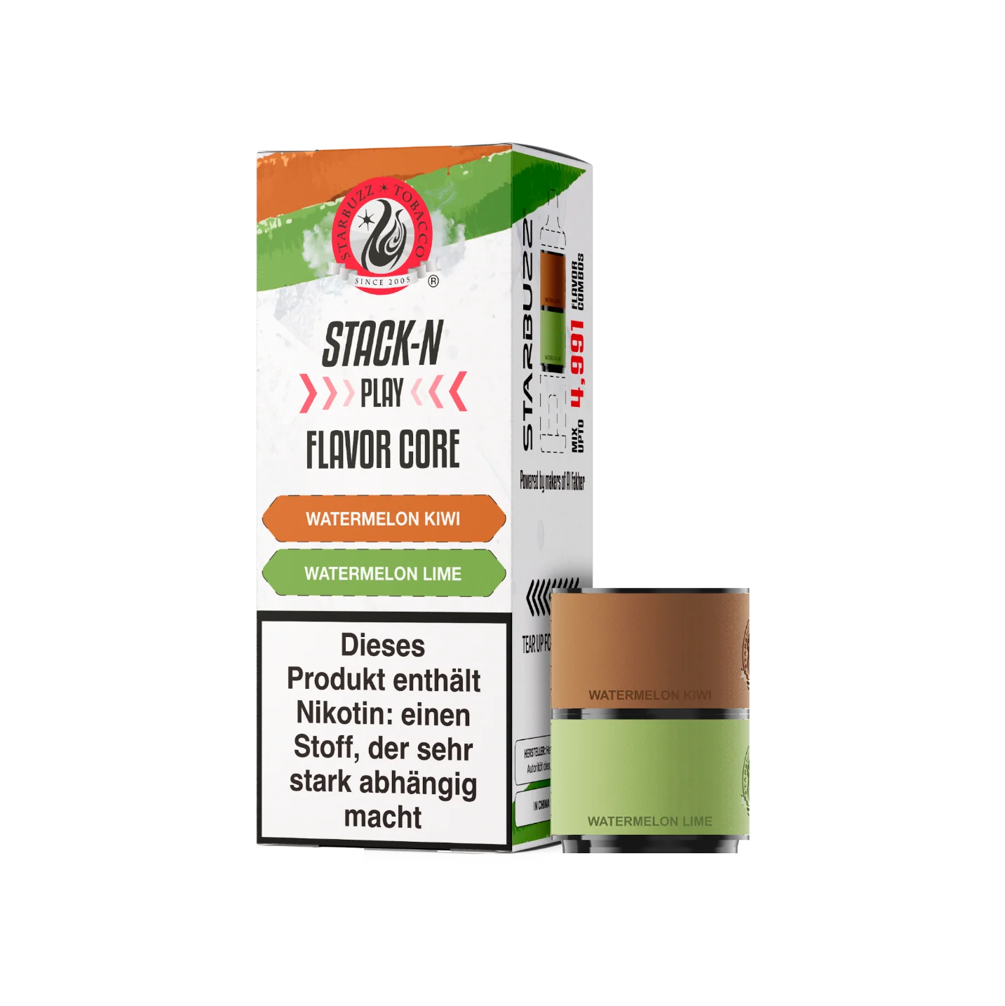 Starbuzz - Pod - Watermelon Kiwi + Watermelon Lime