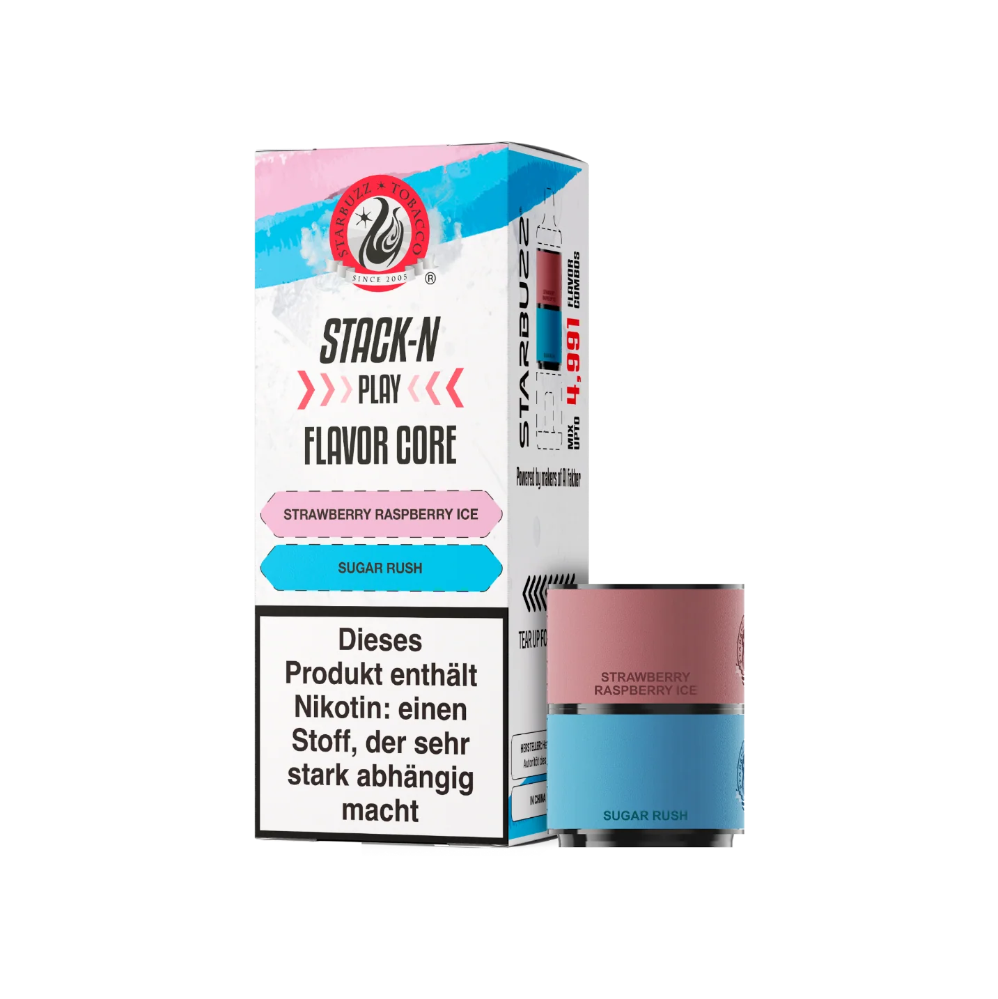 öffnen Starbuzz - Pod - Strawberry Raspberry Ice + Sugar Rush