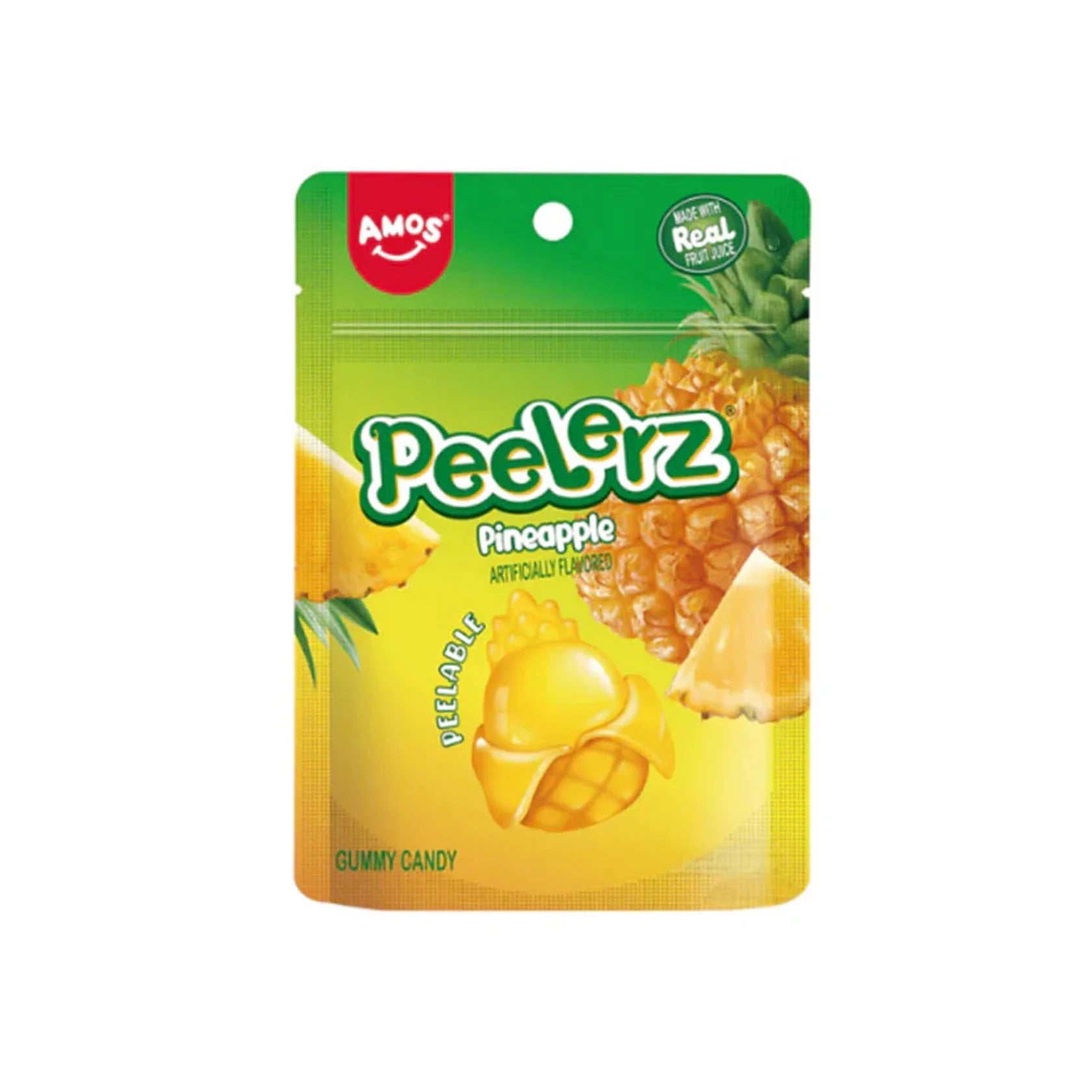 Amos - Peelerz Gummy Pineapple 65g