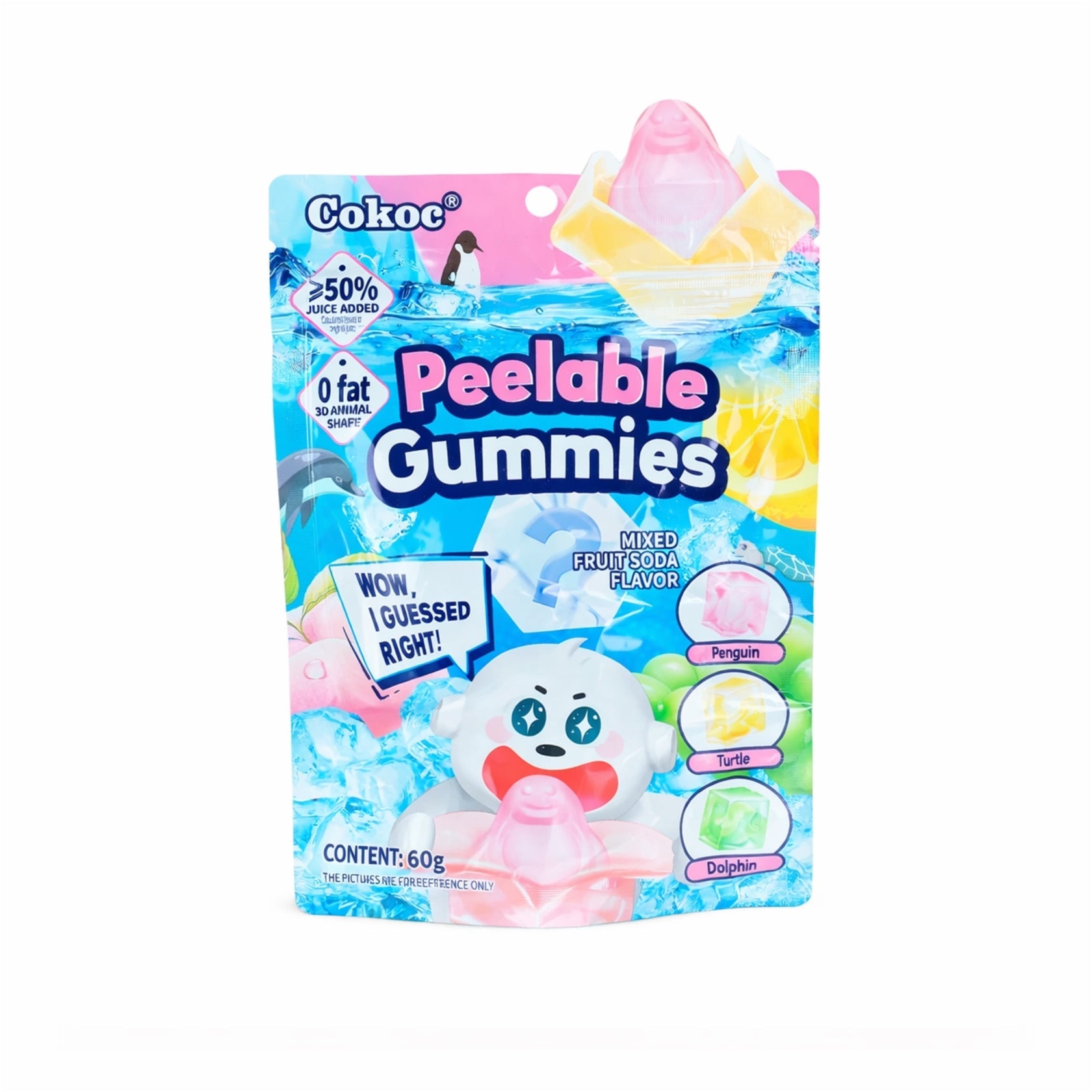 Peel Off - Candy - Mixed Fruit Soda - 60g