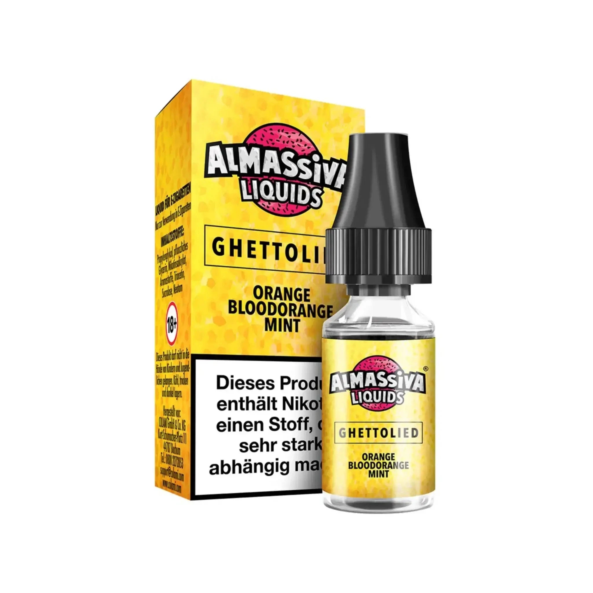 Al Massiva Mit Nikotin Al Massiva Liquid 10ml - Orange Bloodorange Mint 17mg