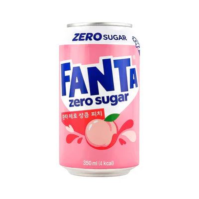 Fanta Korea - Zero Peach 350ml - DPG gelabelt