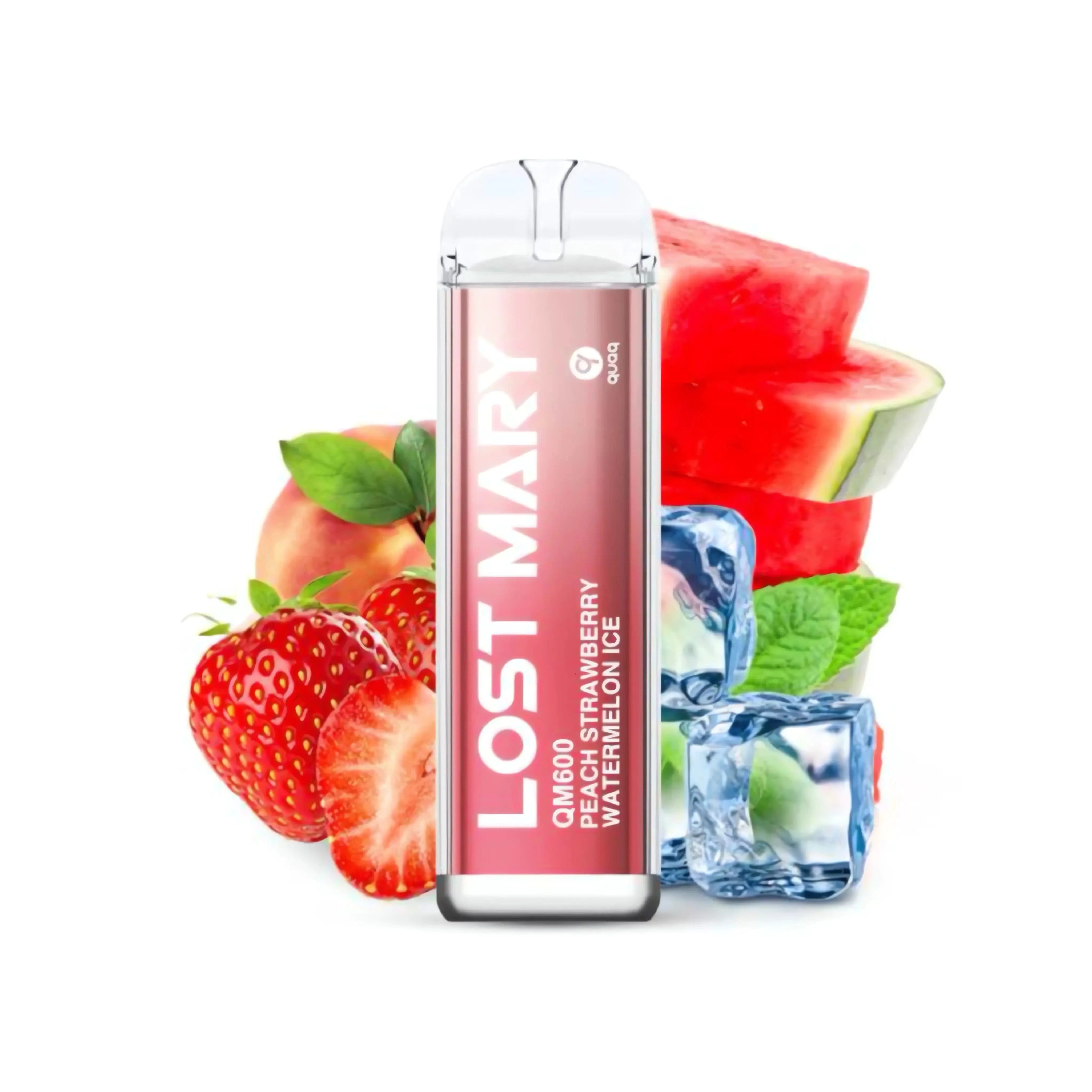 Automatenpaten Lost Mary QM600 - Peach Strawberry Watermelon Ice