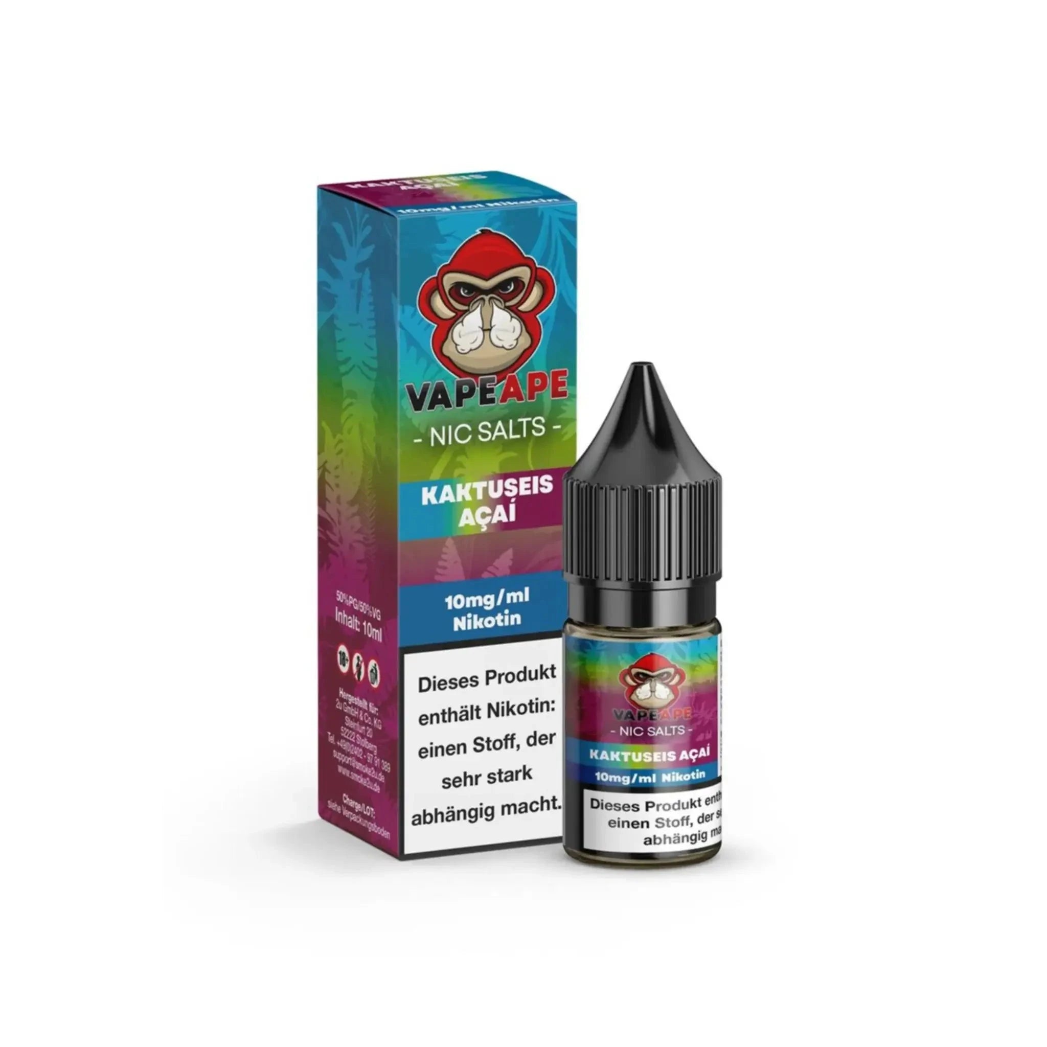 Automatenpaten VapeApe Liquid 10ml - Kaktuseis Acai 10mg