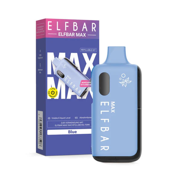 Elfa Mit Nikotin Elfbar Max Kit - Blue