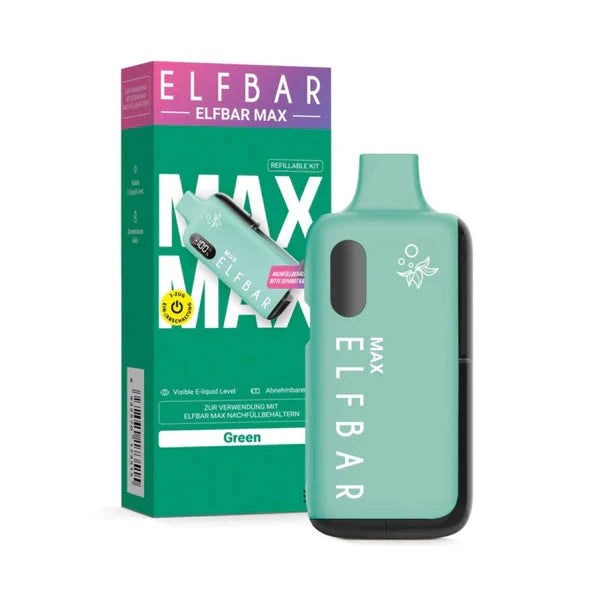 Elfa Mit Nikotin Elfbar Max Kit - Green