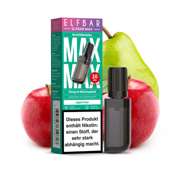 Elfa Mit Nikotin Elfbar Max Refill Container - Apple Pear 20mg