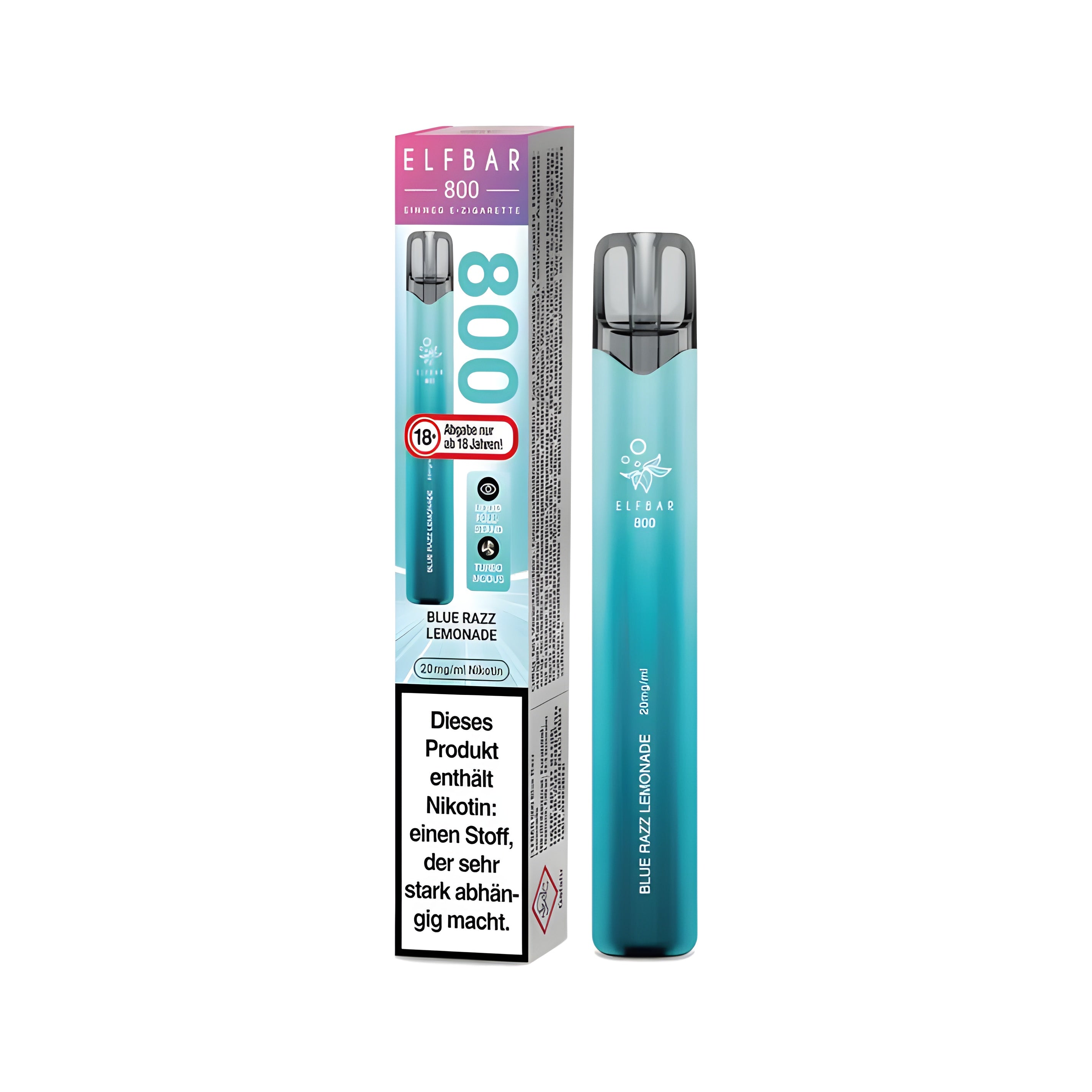 Elfbar Mit Nikotin Elfbar 800 mit 2% Nikotin - Blue Razz Lemonade
