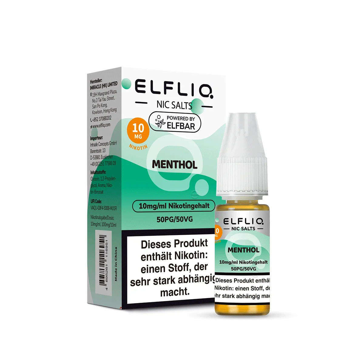 Elfliq Mit Nikotin Elfliq 20mg/ml - Menthol