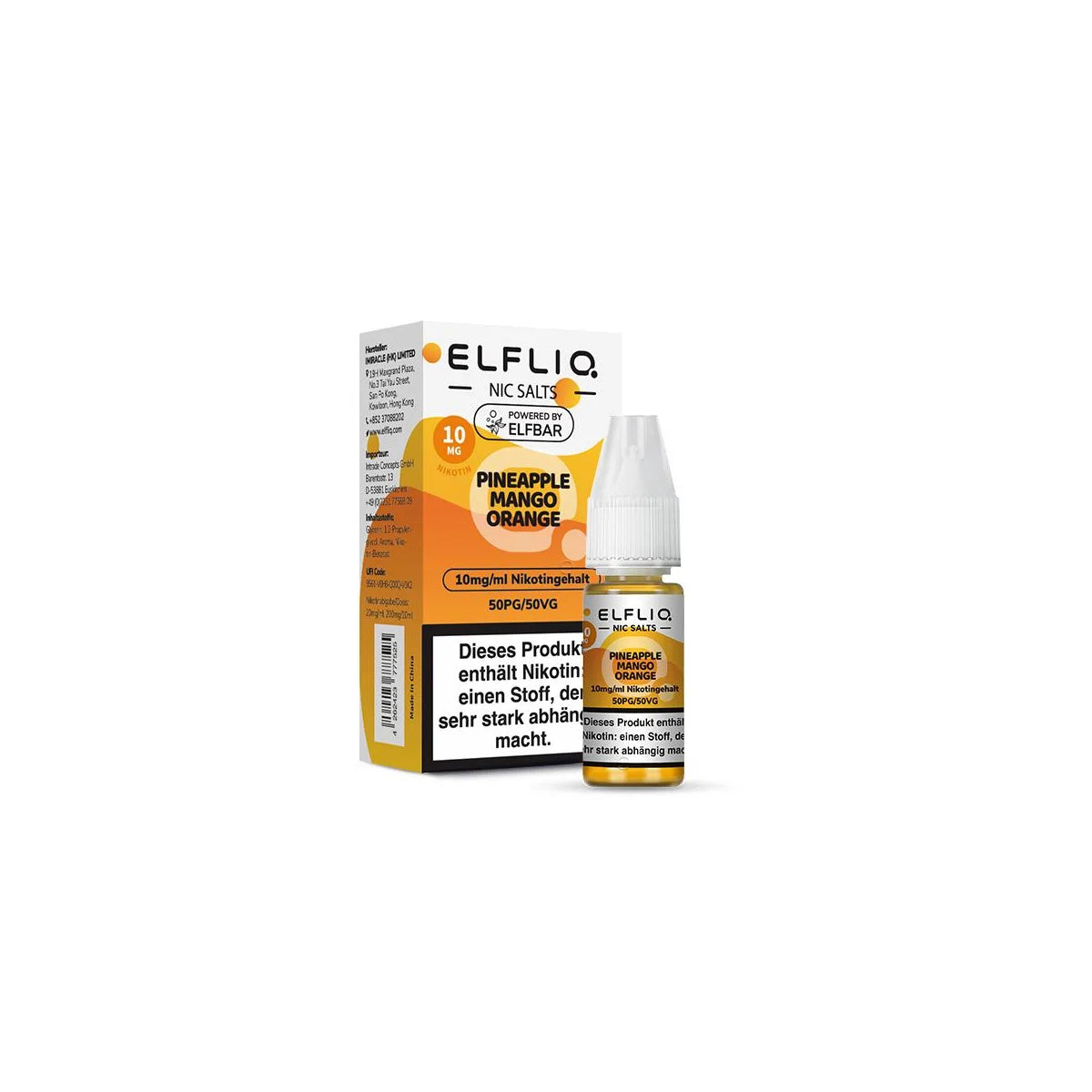 Elfliq Mit Nikotin Elfliq 20mg/ml - Tropical Fruit