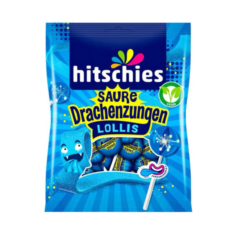Hitschies - Saure Drachenzungen Lollis 128g