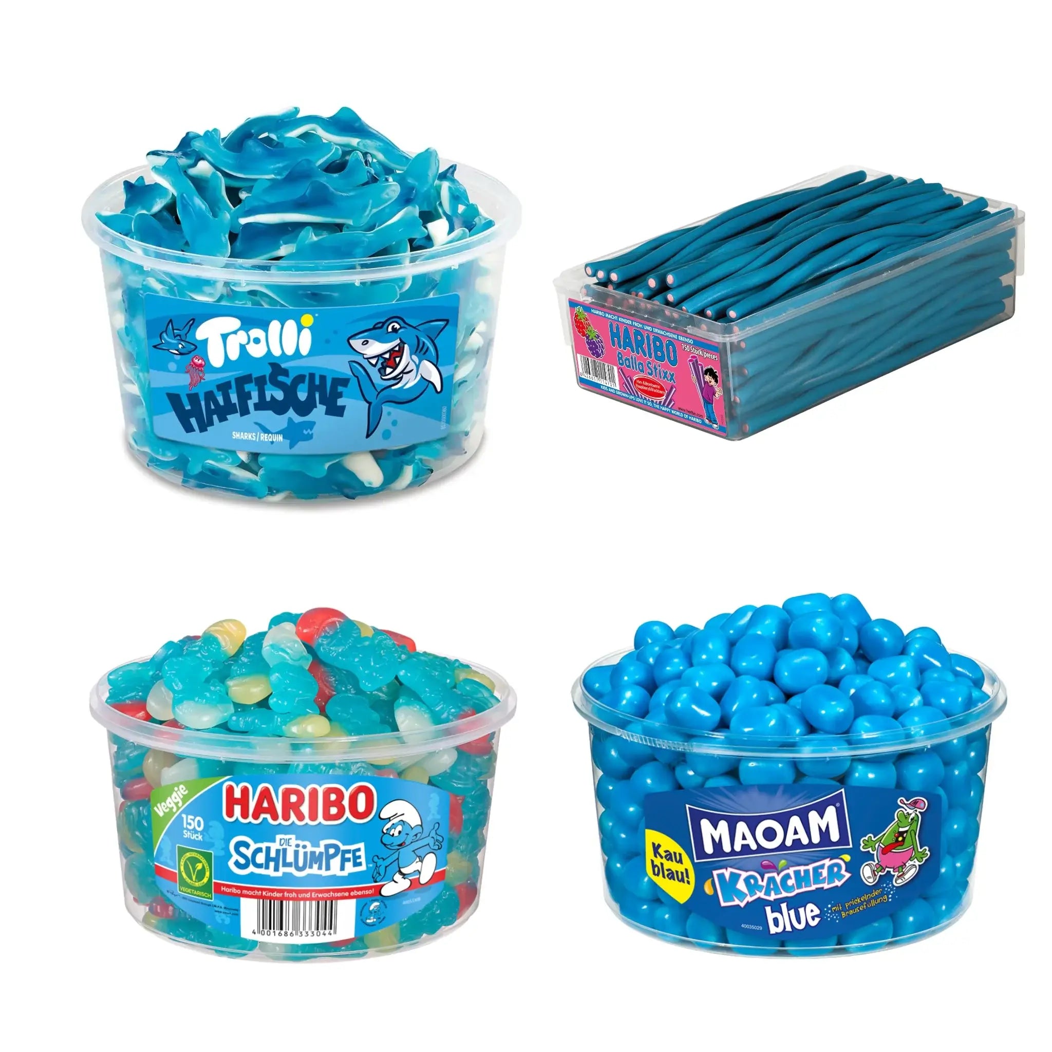 Mein Shop Candytüte - Blau 75g