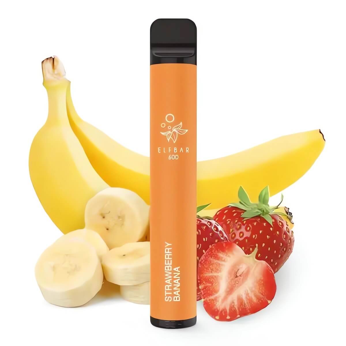 Mein Shop Elfbar 600 CP mit 2% Nikotin - Strawberry Banana (Ausverkauft)