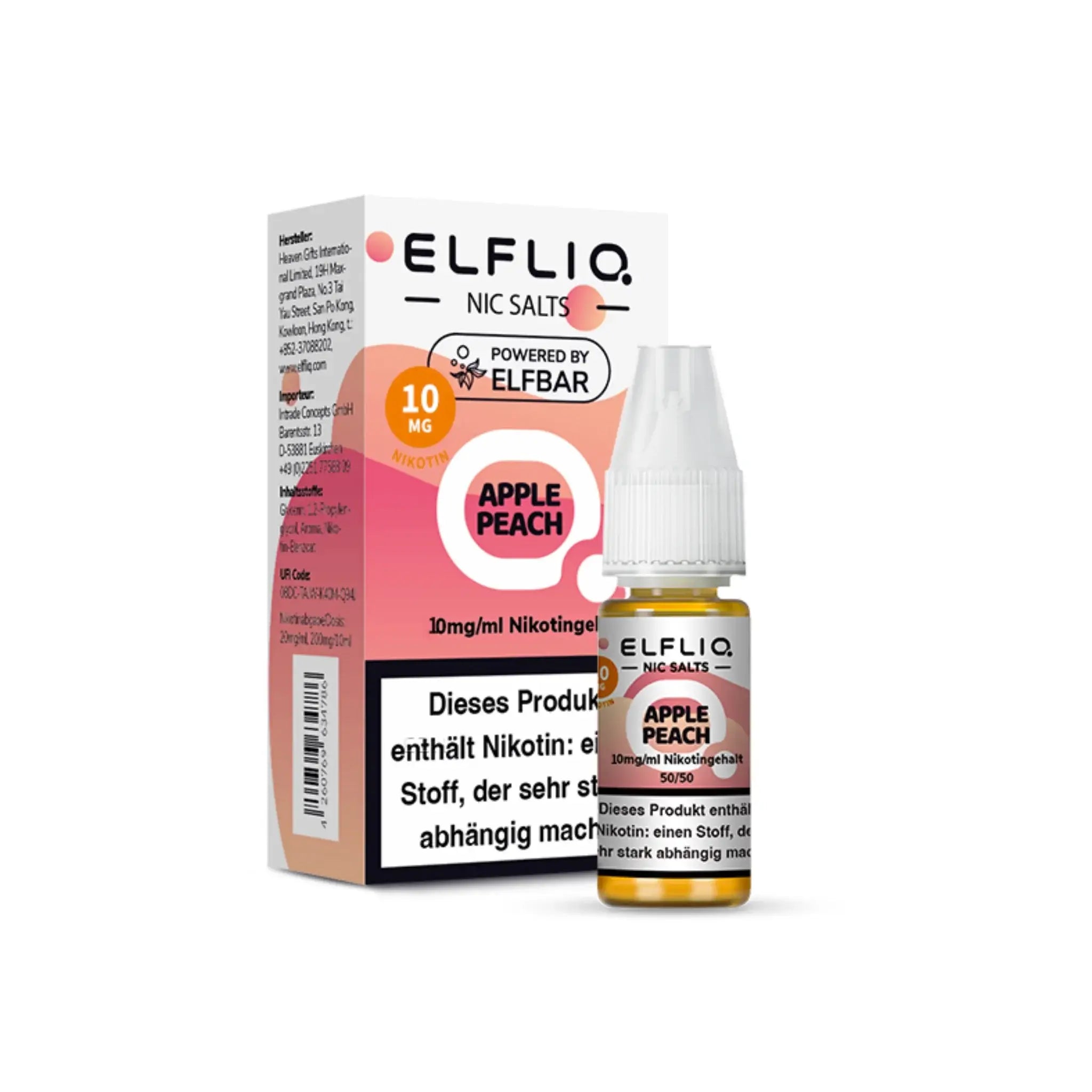 Mein Shop Elfliq 10mg/ml - Apple Peach