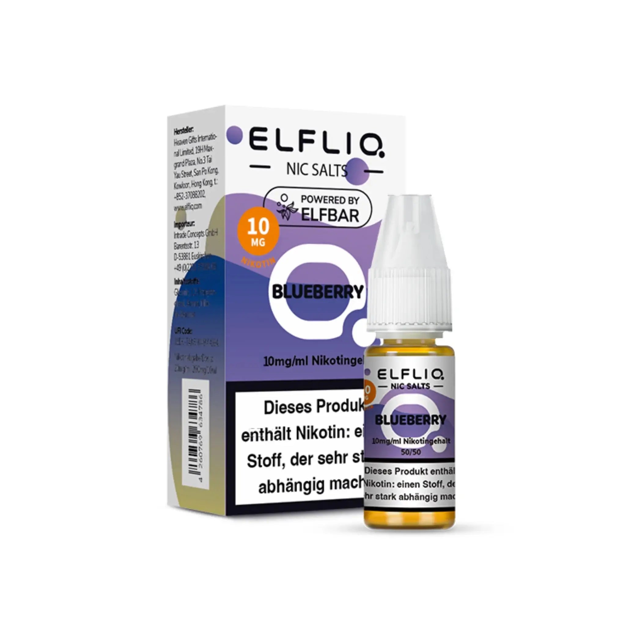 Mein Shop Elfliq 10mg/ml - Blueberry