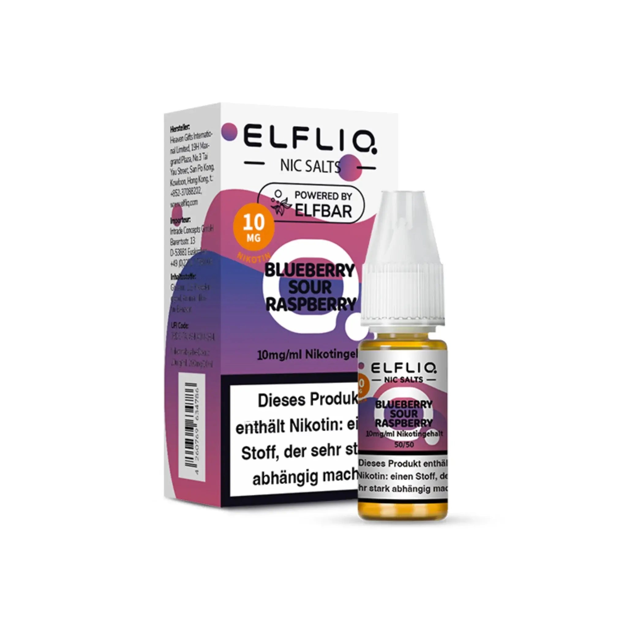 Mein Shop Elfliq 10mg/ml - Blueberry Sour Raspberry