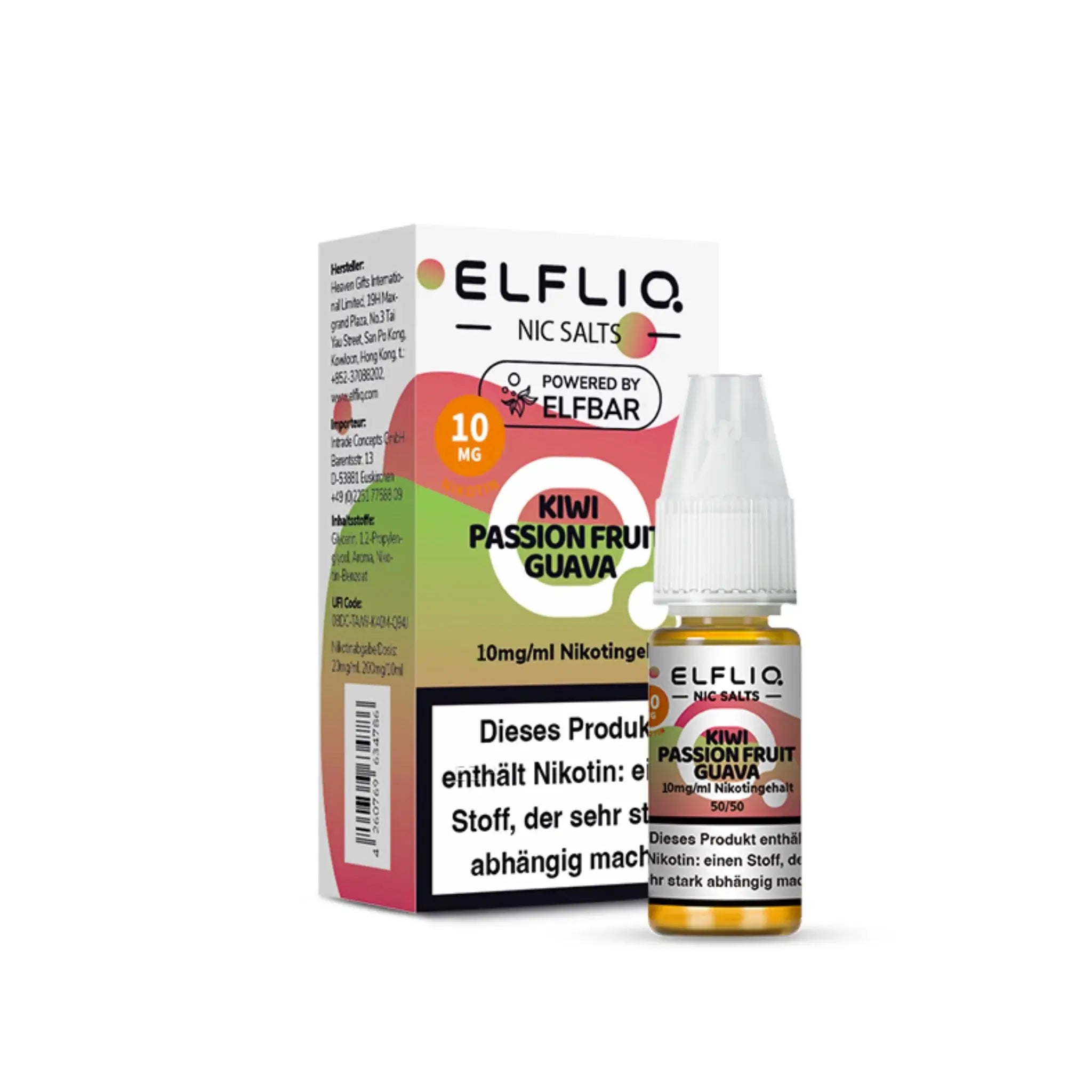 Mein Shop Elfliq 10mg/ml - Kiwi Passion Fruit Guava