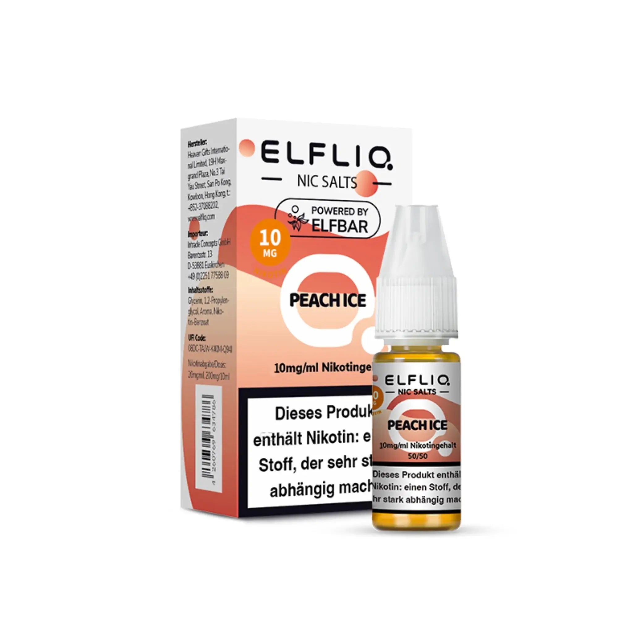 Mein Shop Elfliq 10mg/ml - Peach Ice