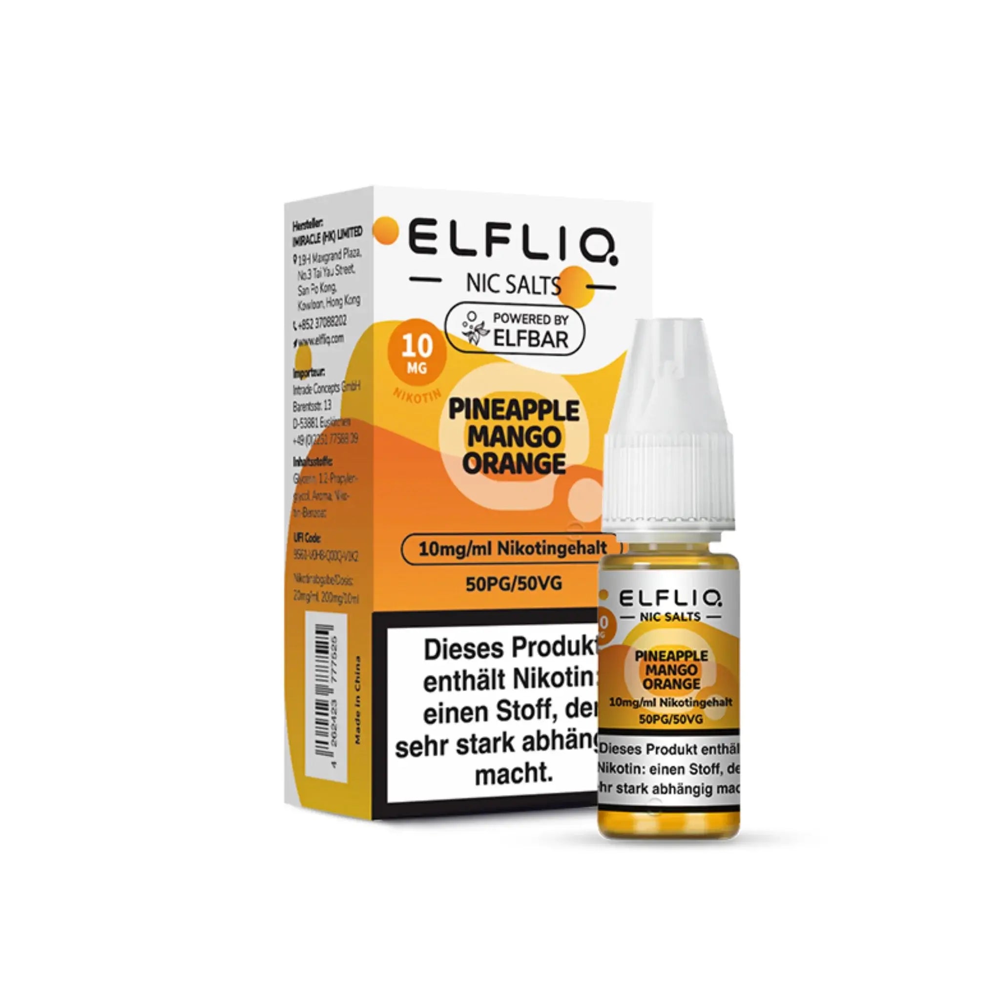 Mein Shop Elfliq 10mg/ml - Pineapple Mango Orange