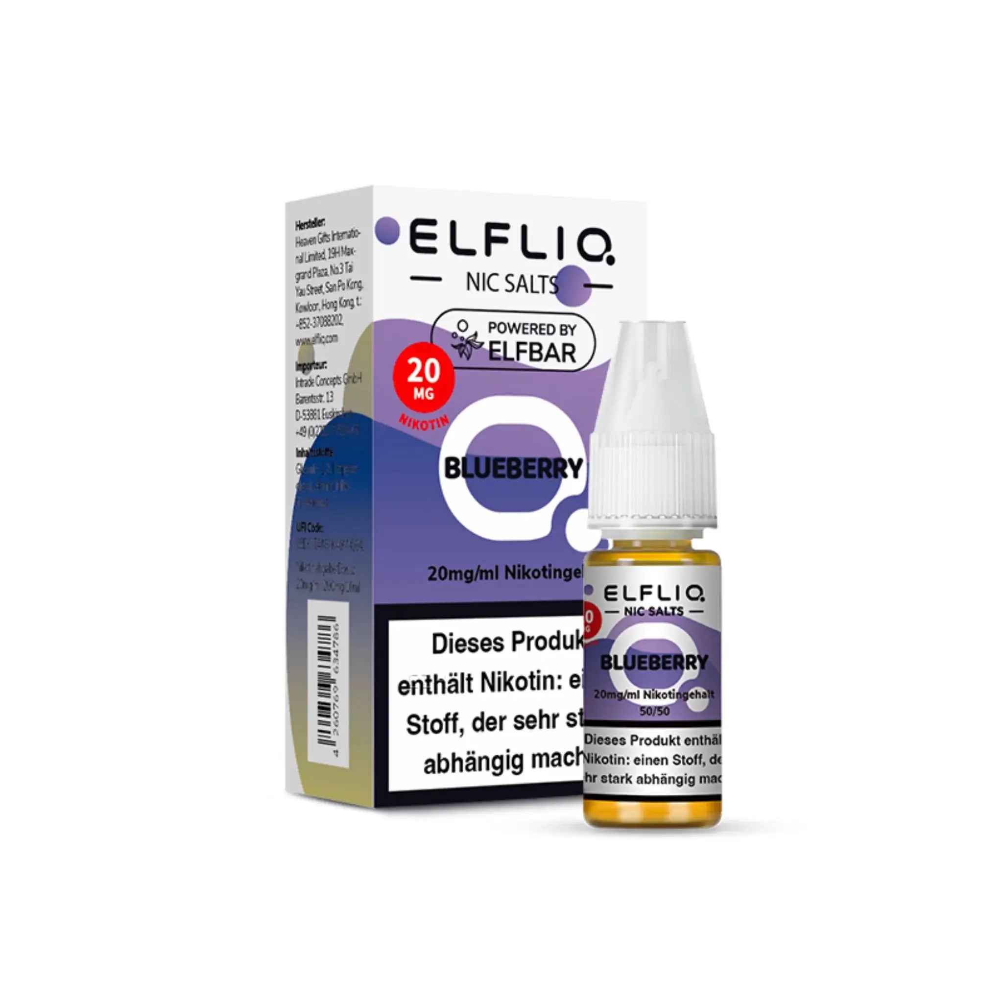 Mein Shop Elfliq 20mg/ml - Blueberry