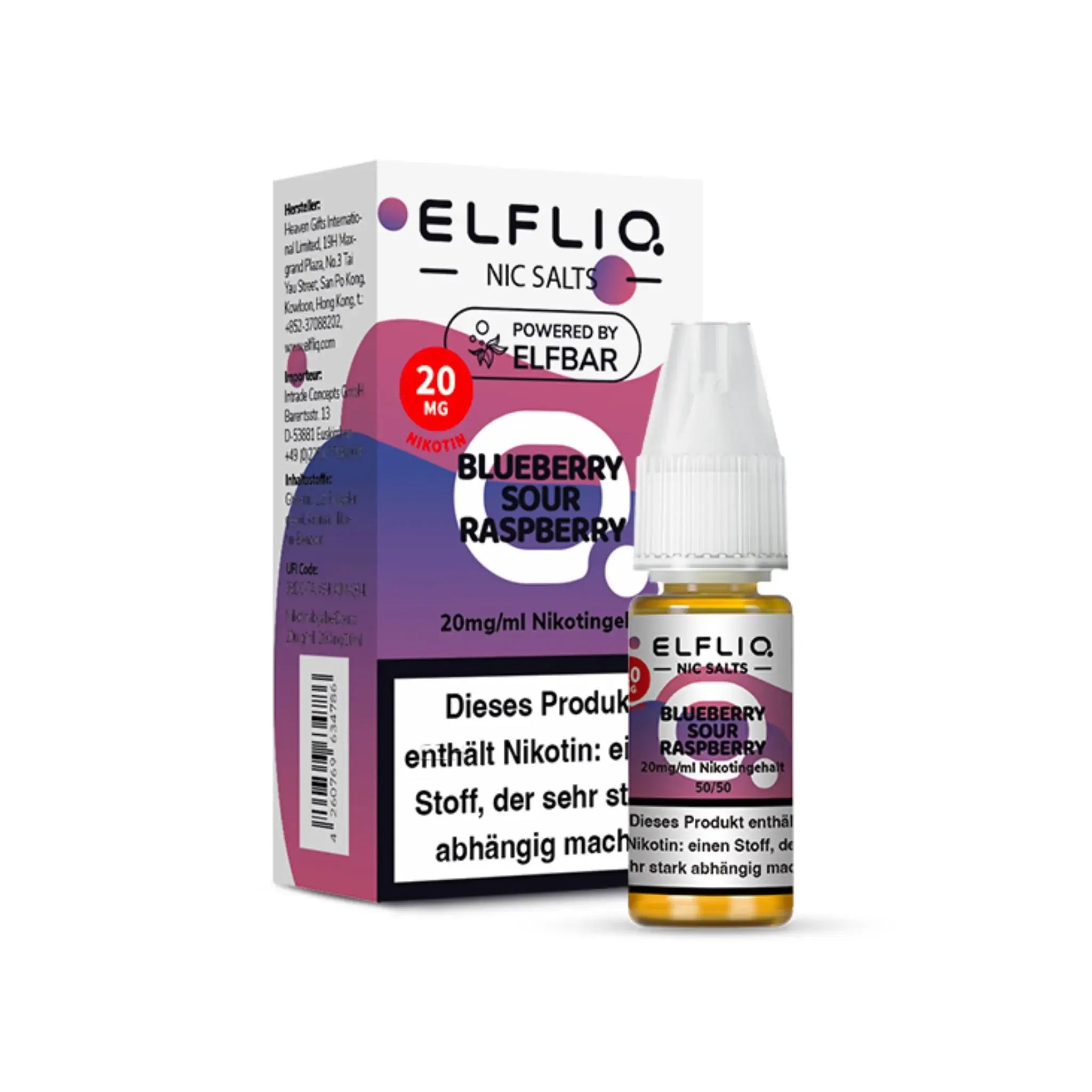 Mein Shop Elfliq 20mg/ml - Blueberry Sour Raspberry