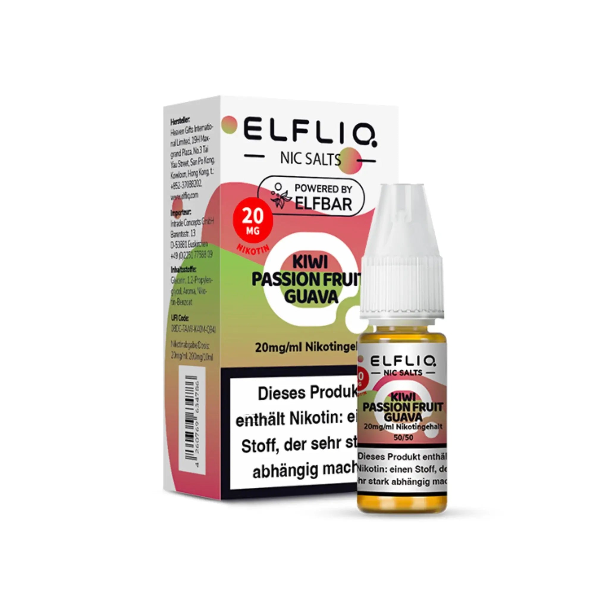 Mein Shop Elfliq 20mg/ml - Kiwi Passion Fruit Guava