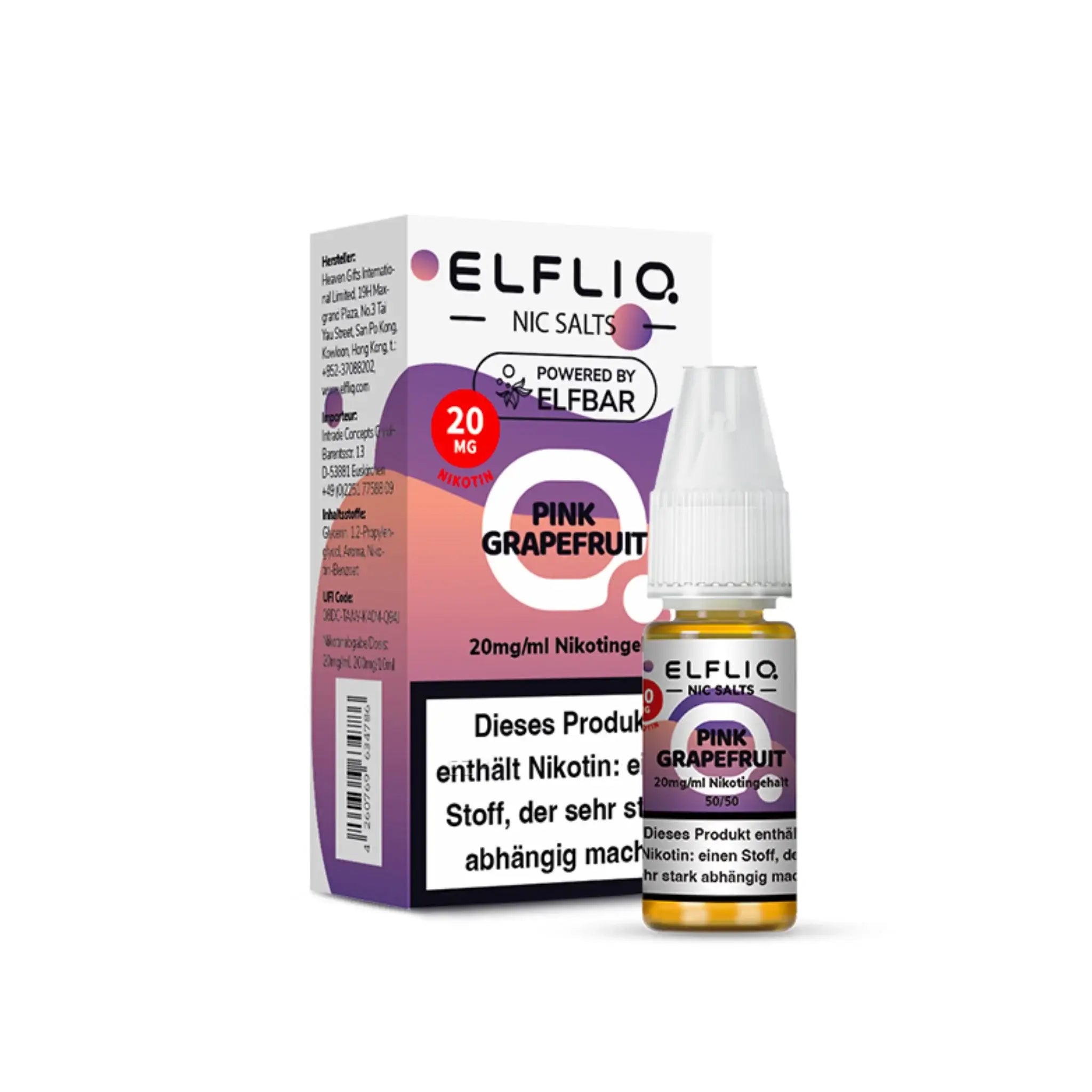 Mein Shop Elfliq 20mg/ml - Pink Grapefruit