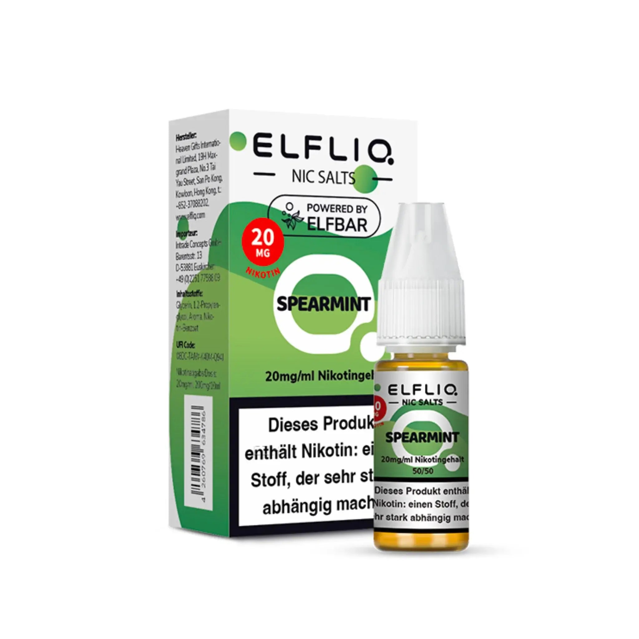 Mein Shop Elfliq 20mg/ml - Spearmint