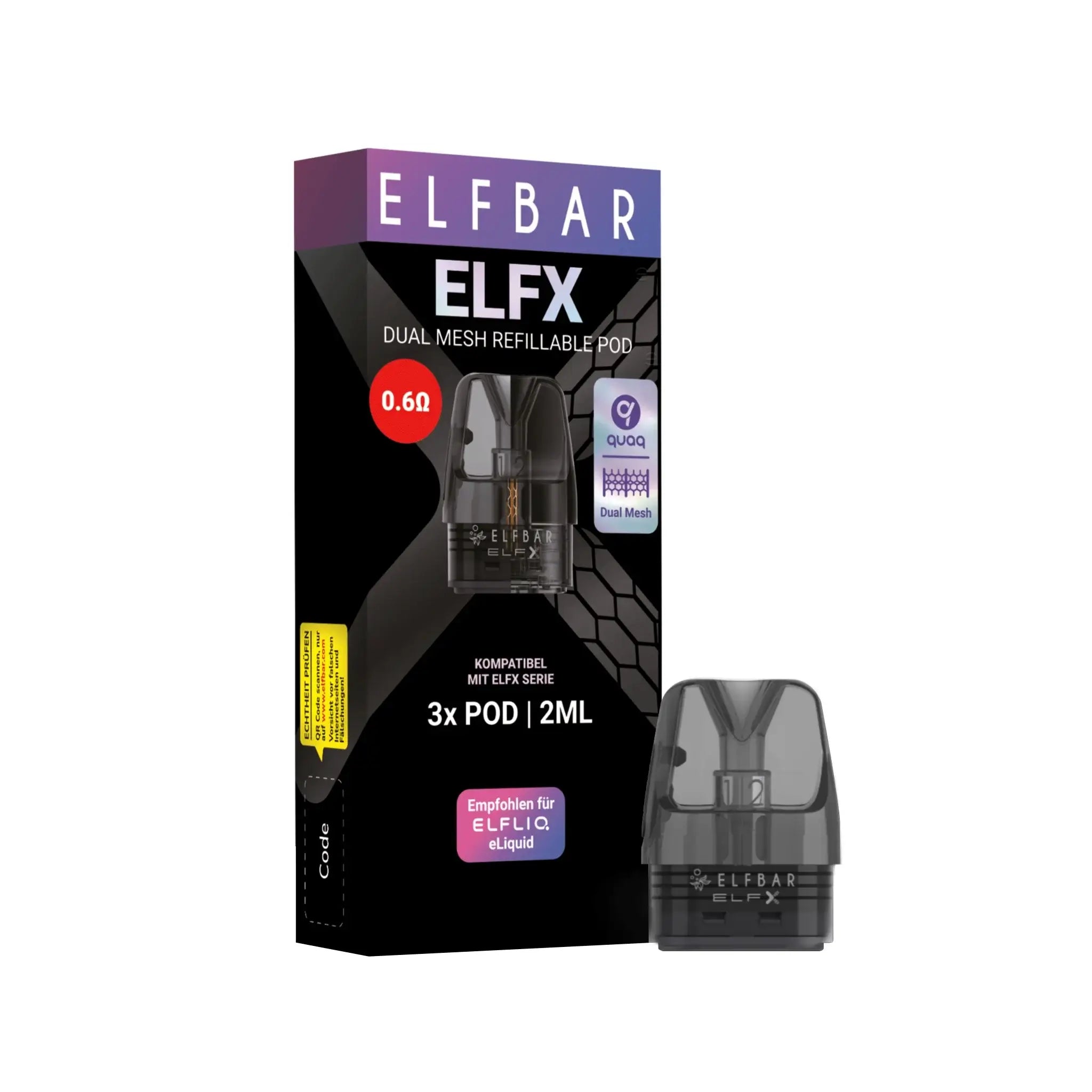 Mein Shop ElfX - Leerpod - 0.6 Ω