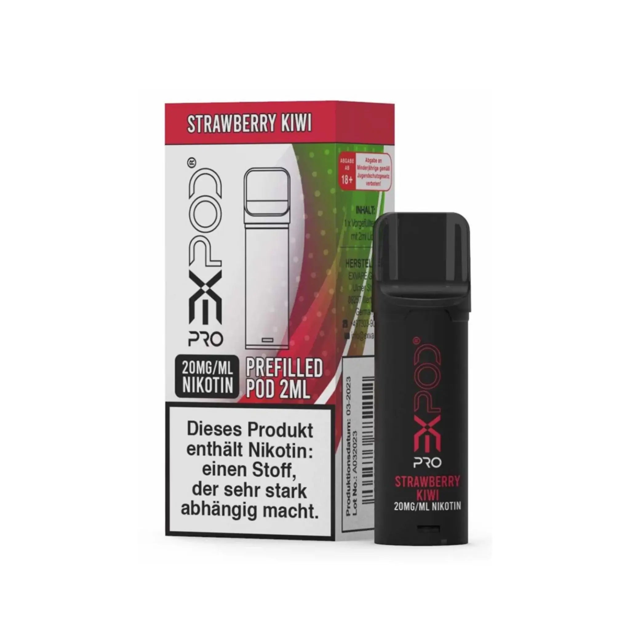 Mein Shop Expod Pro mit 2% Nikotin - Strawberry Kiwi