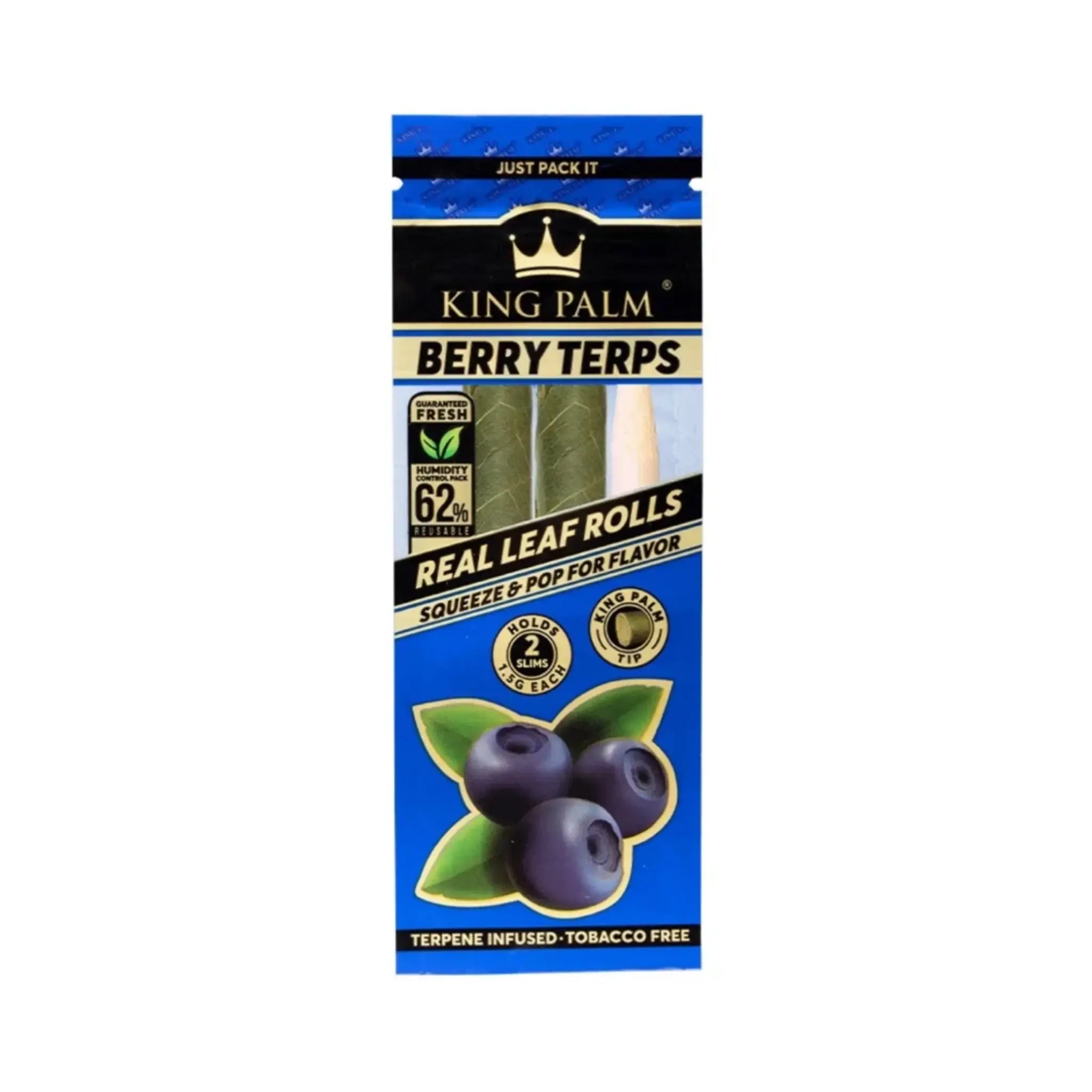 Mein Shop King Palm - Slim Roll Blunt 2er Packung - Berry