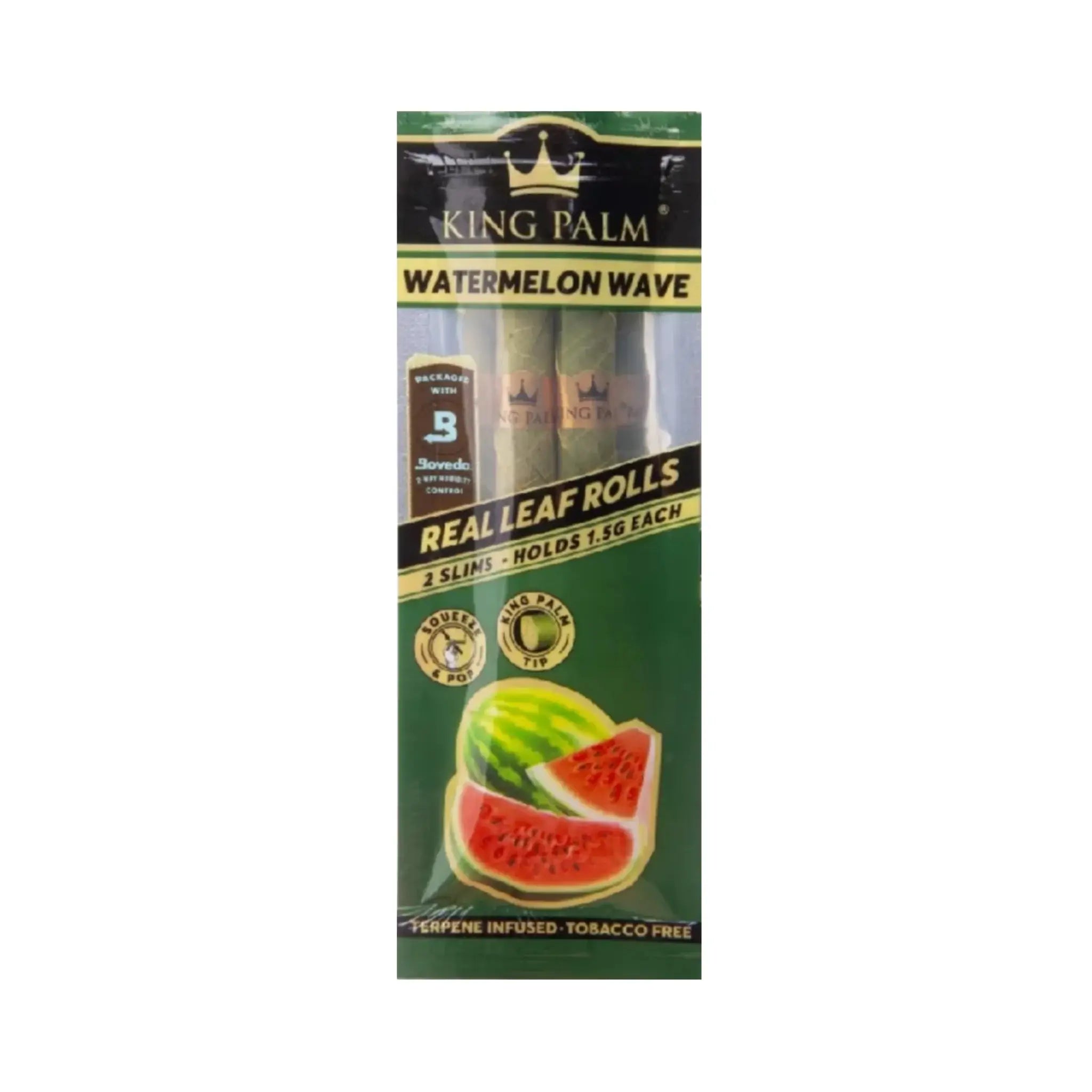 Mein Shop King Palm - Slim Roll Blunt 2er Packung - Watermelon