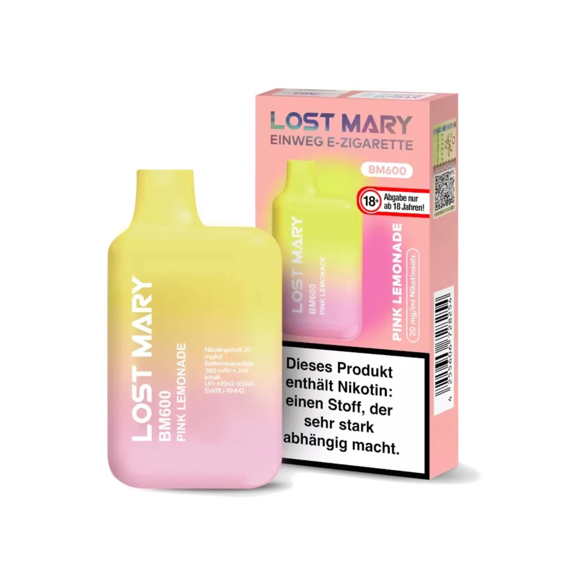 Mein Shop Lost Mary BM600 CP - Pink Lemonade