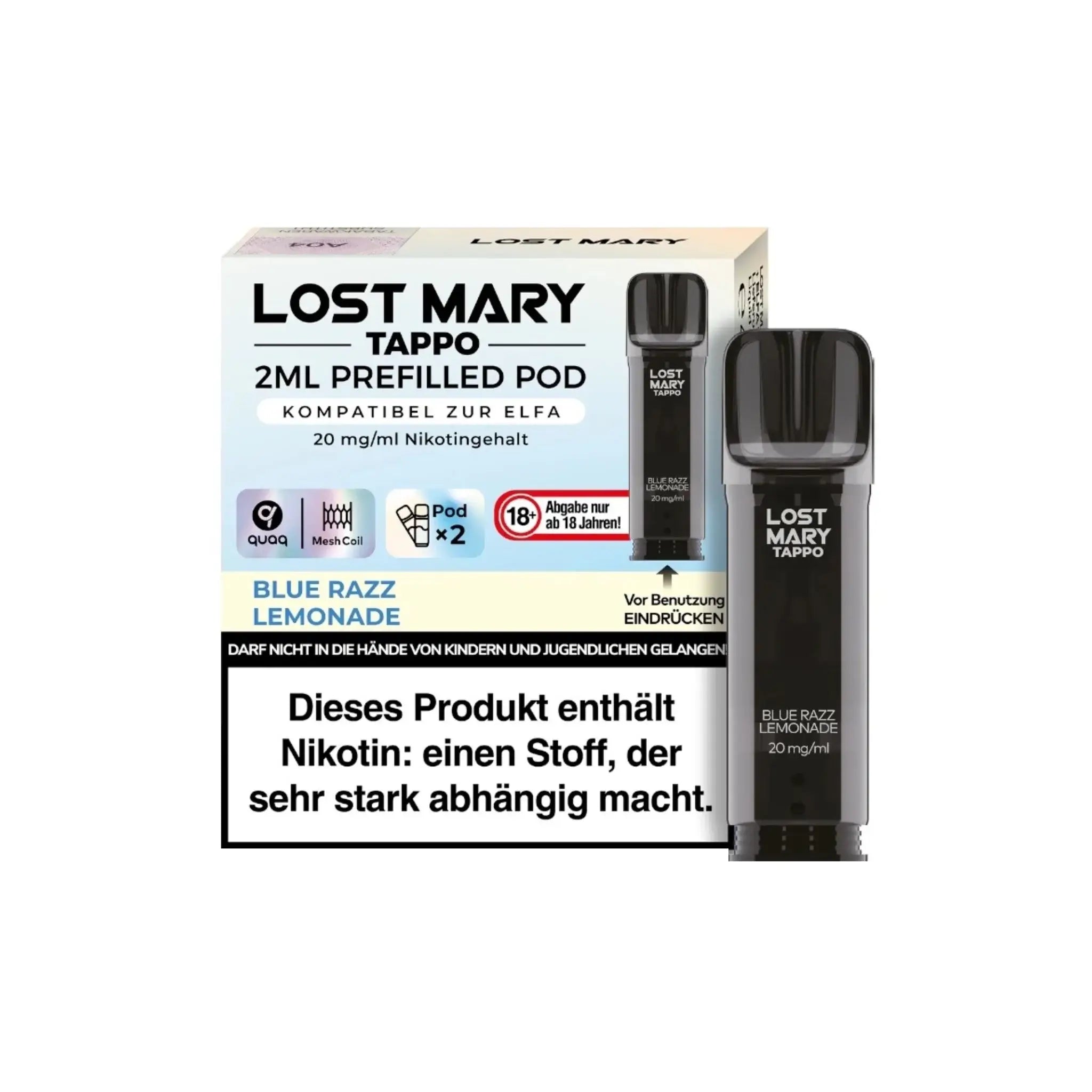 Mein Shop Lost Mary Tappo - Blue Razz Lemonade