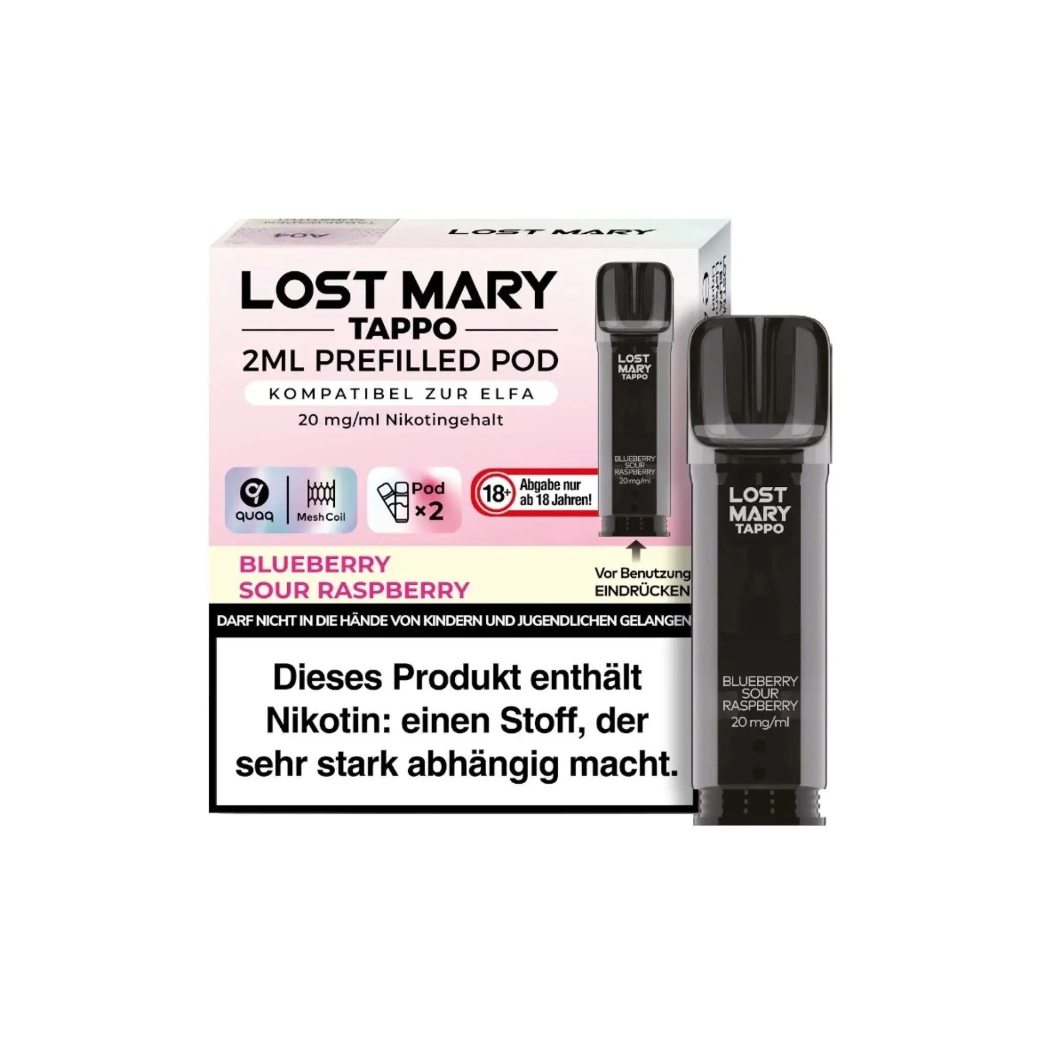 Mein Shop Lost Mary Tappo - Blueberry Sour Raspberry