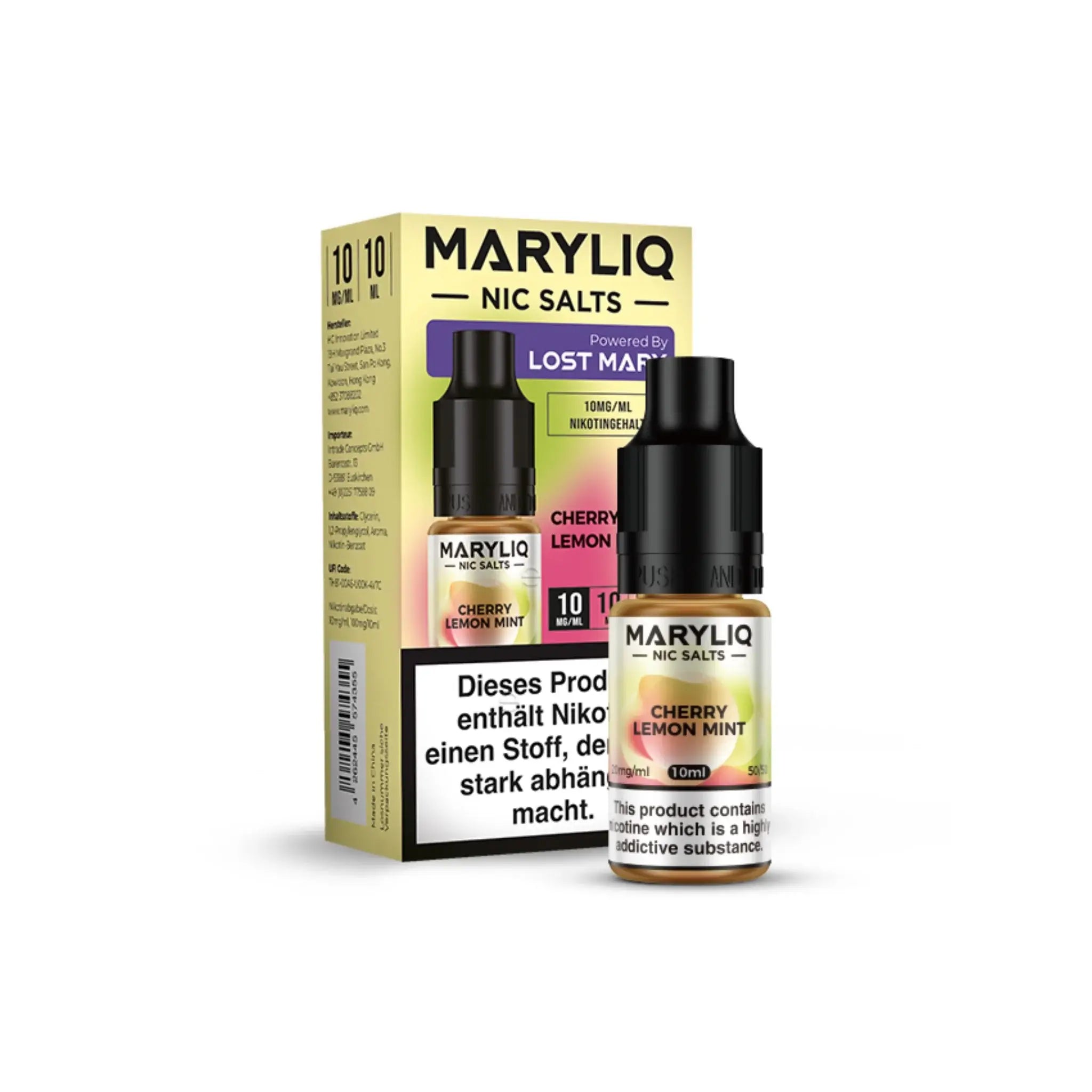 Mein Shop Maryliq 10mg/ml - Cherry Lemon Mint