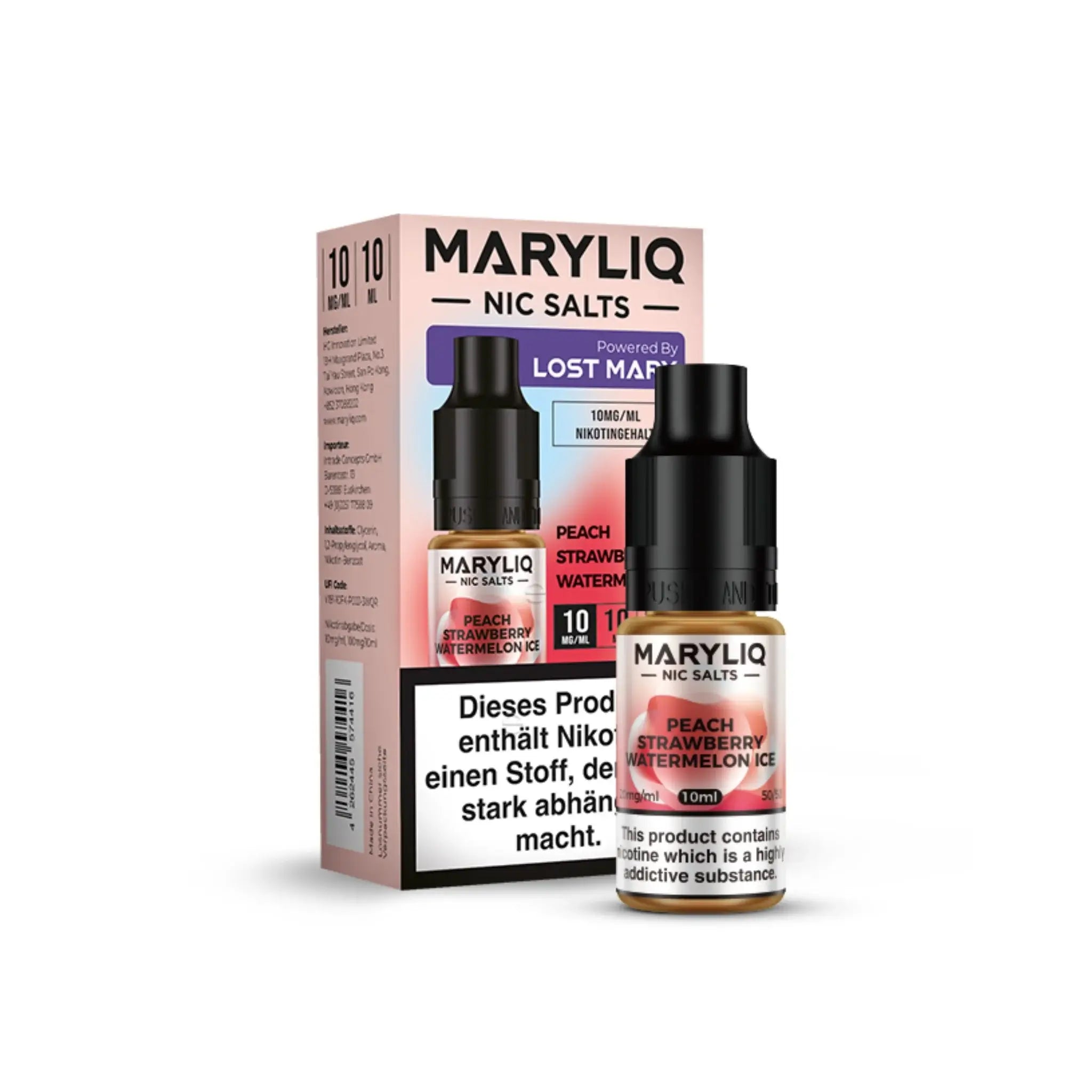 Mein Shop Maryliq 10mg/ml - Peach Strawberry Watermelon Ice