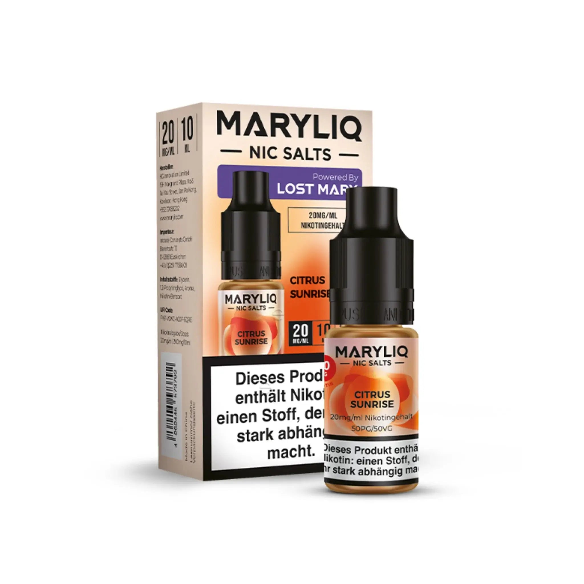 Mein Shop Maryliq 20mg/ml - Citrus Sunrise